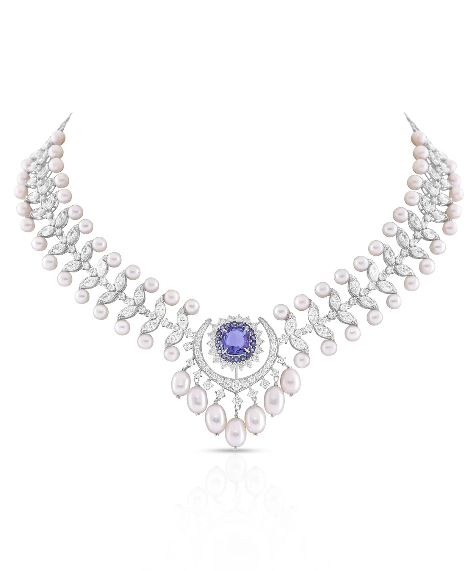 Tanzanite Eclipse Necklace | AMARIS JEWELS | Fine Jewelry 