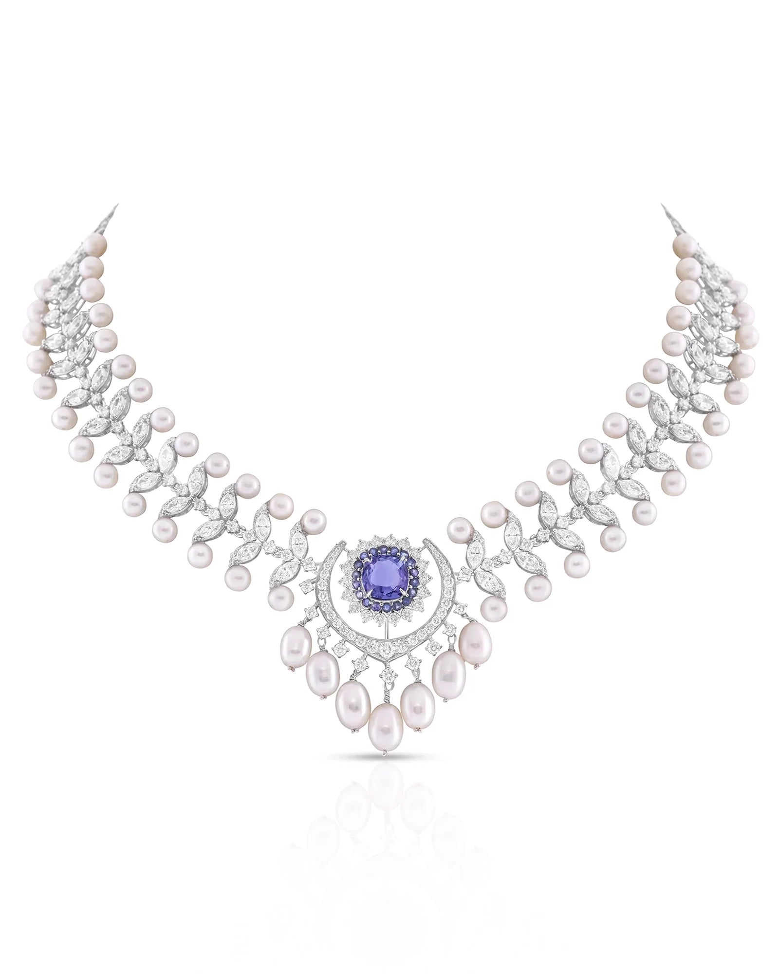 Tanzanite Eclipse Necklace | AMARIS JEWELS | Fine Jewelry 