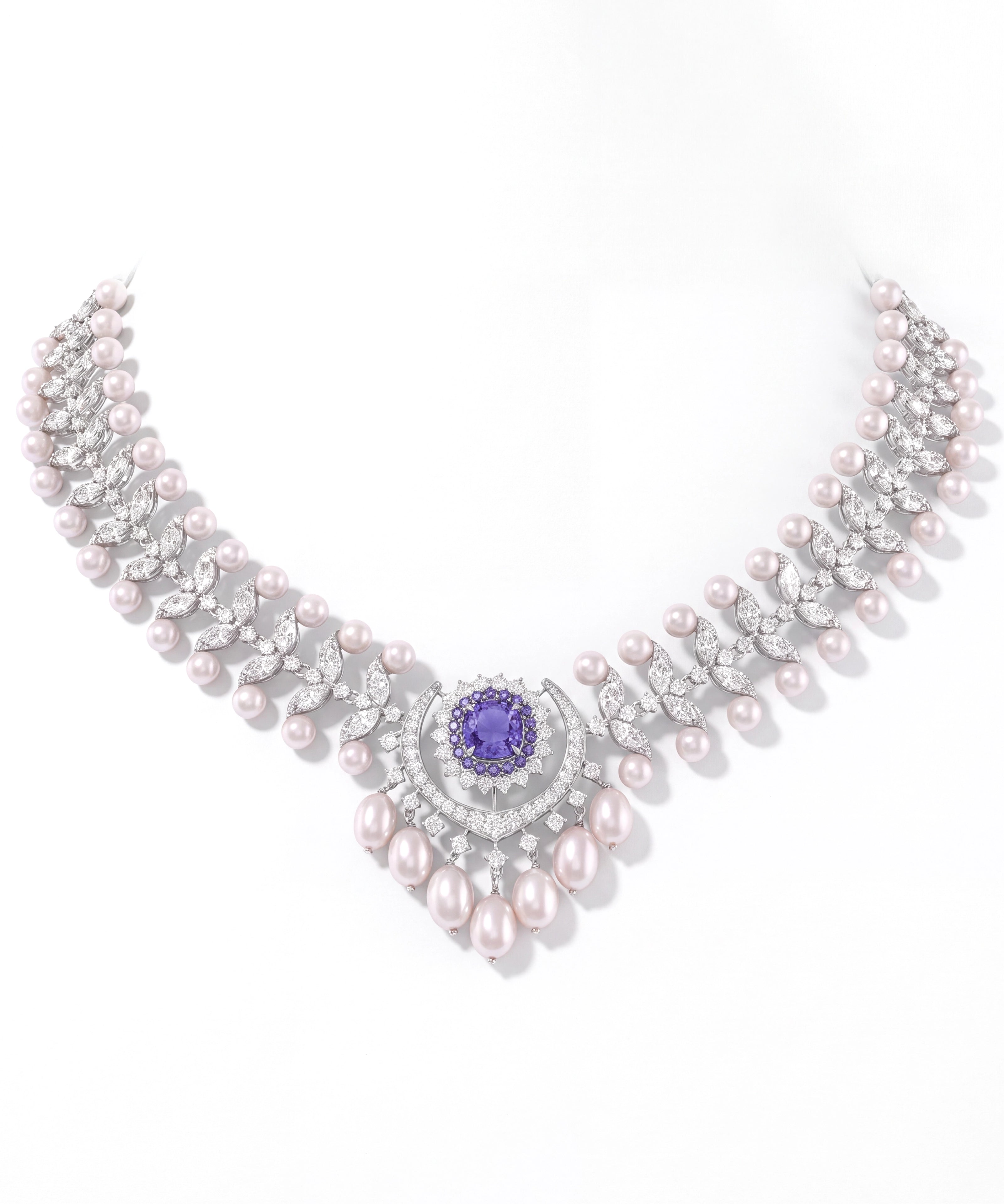 Tanzanite Eclipse Necklace | AMARIS JEWELS | Fine Jewelry
