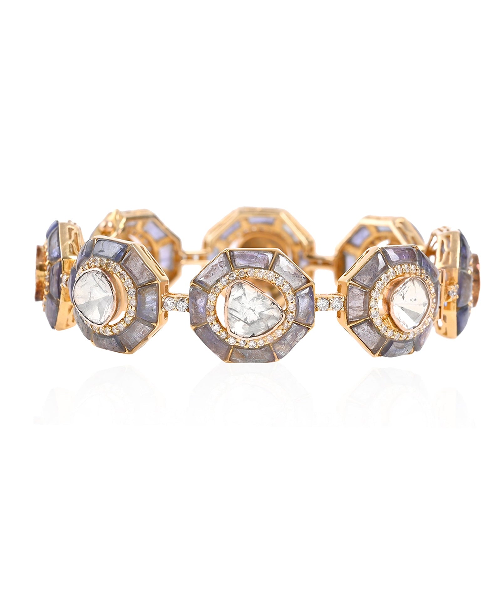 Tanzanite Hour Bangle | AMARIS JEWELS | Fine Jewelry 