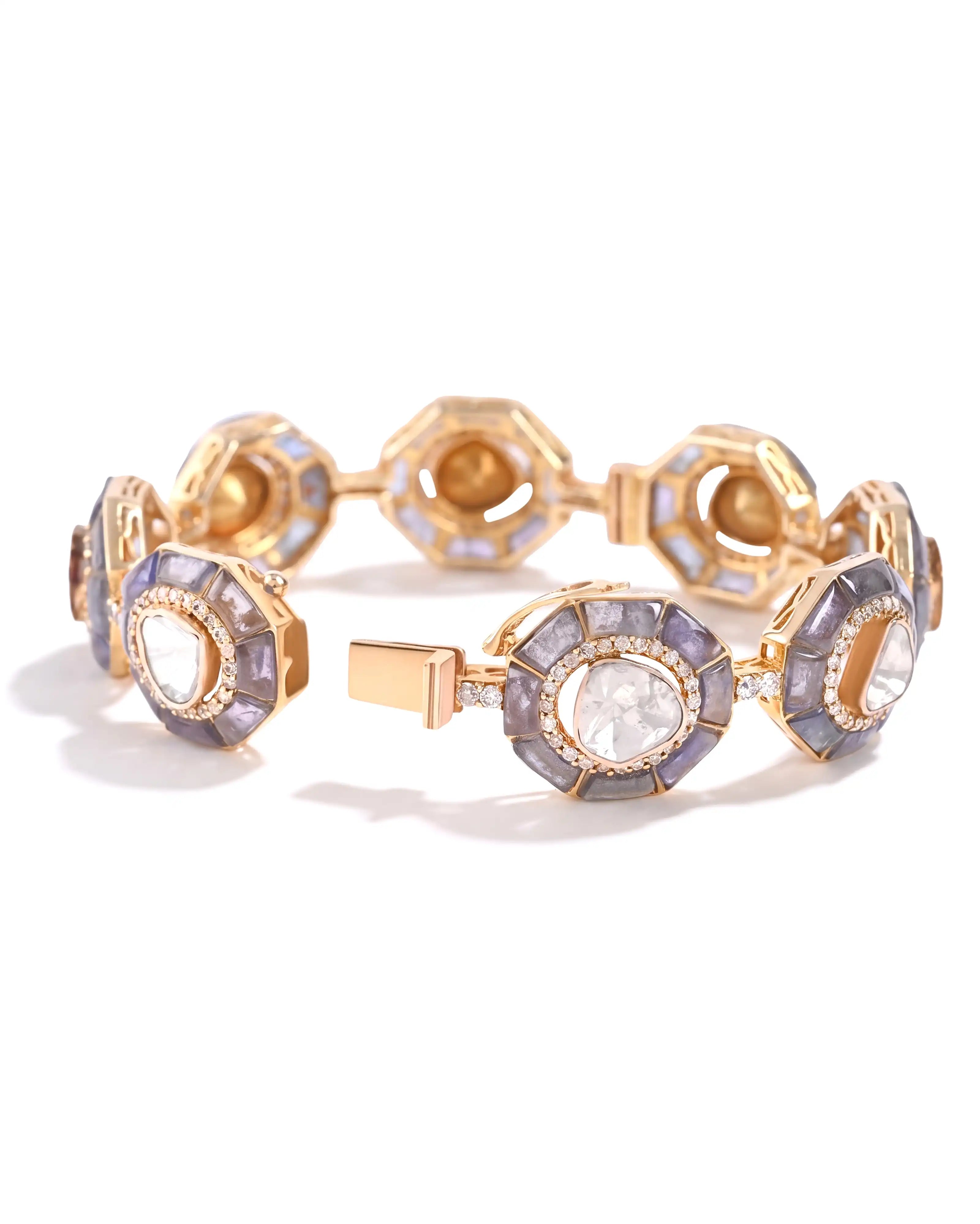 Tanzanite Hour Bangle | AMARIS JEWELS | Fine Jewelry