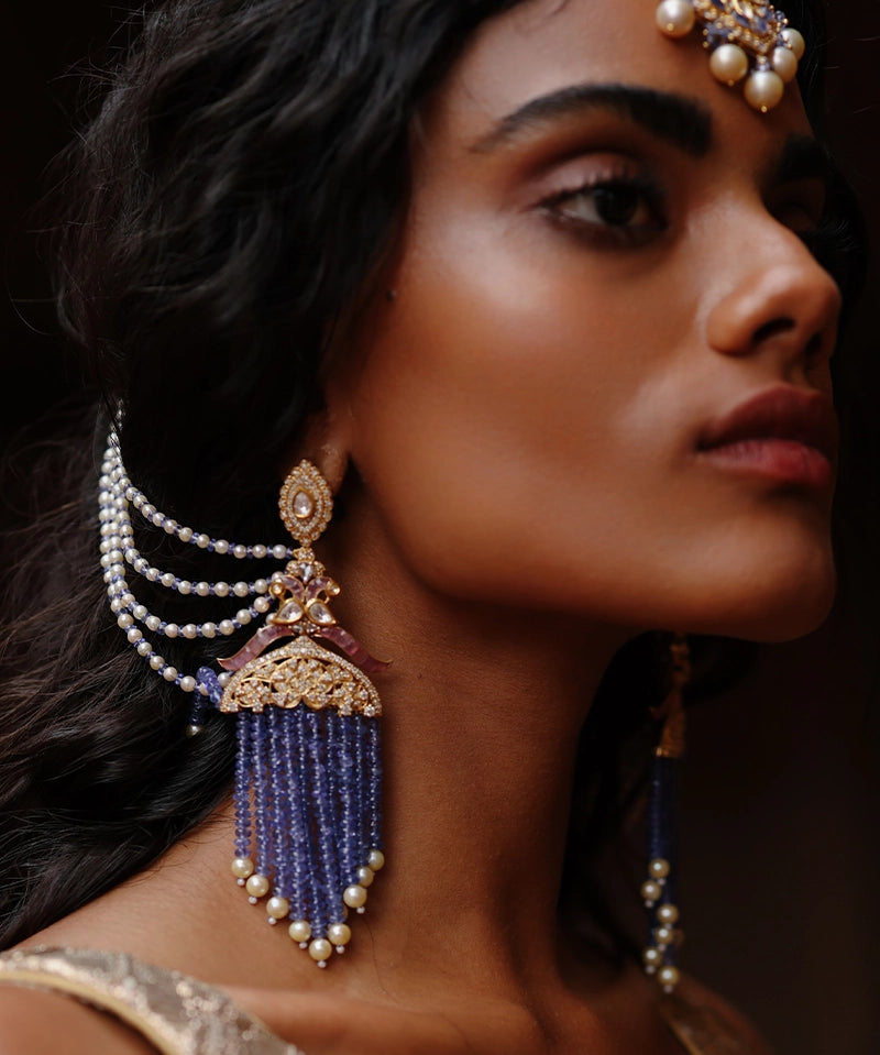 Tanzanite Majesty Chandbalis | AMARIS JEWELS | Fine Jewelry 