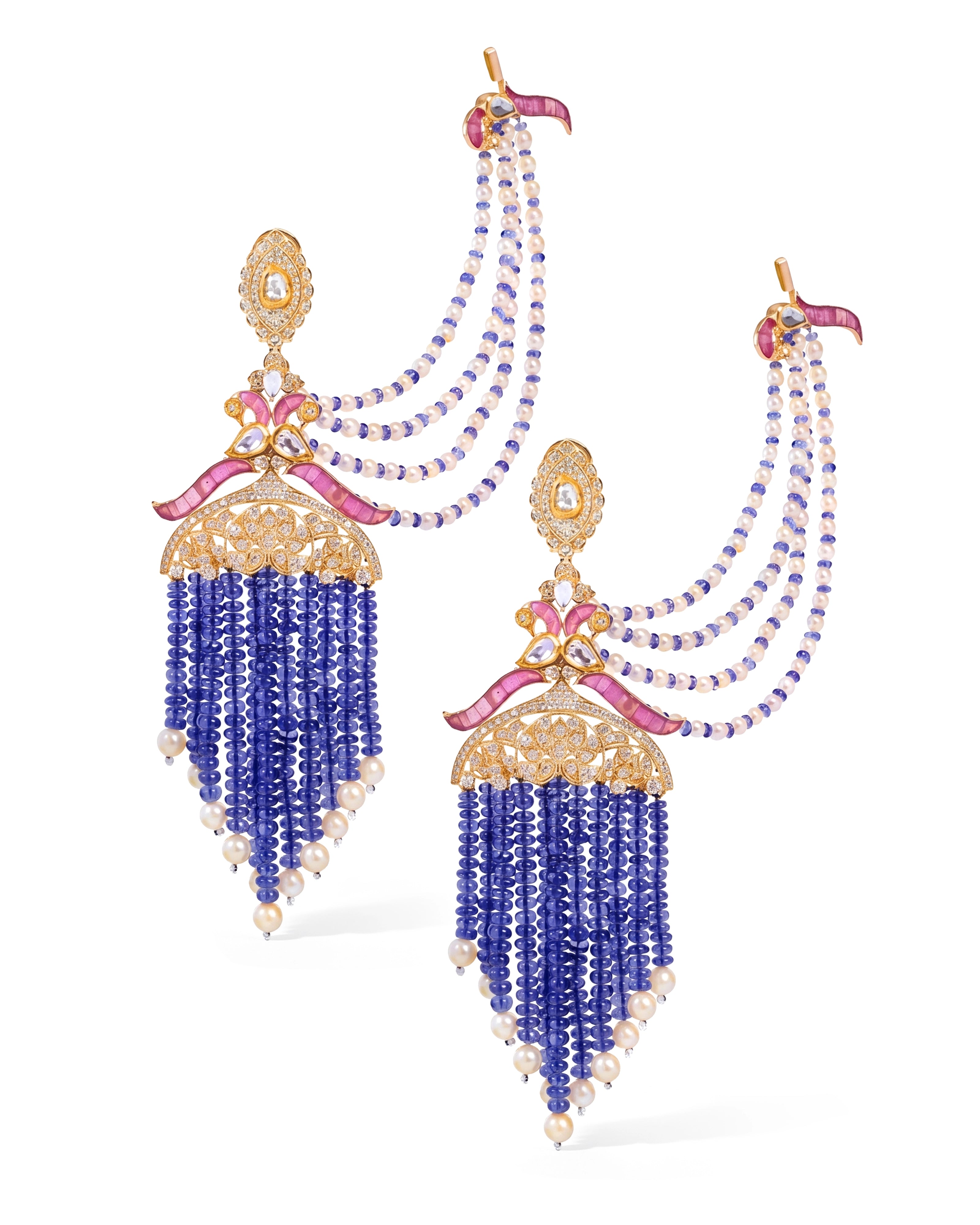 Tanzanite Majesty Chandbalis | AMARIS JEWELS | Fine Jewelry