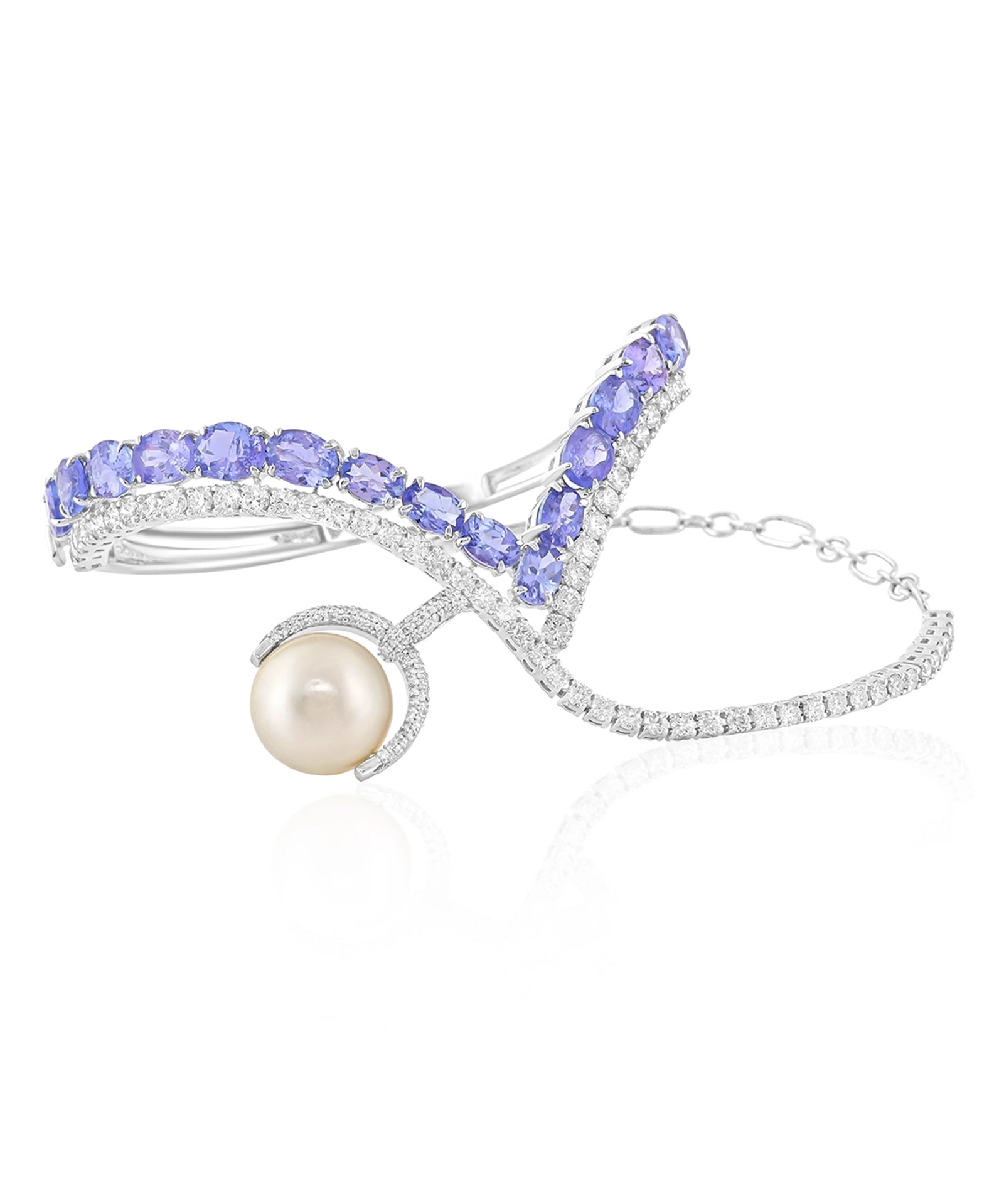 Tanzanite Trail Palm Cuff | AMARIS JEWELS | Fine Jewelry 