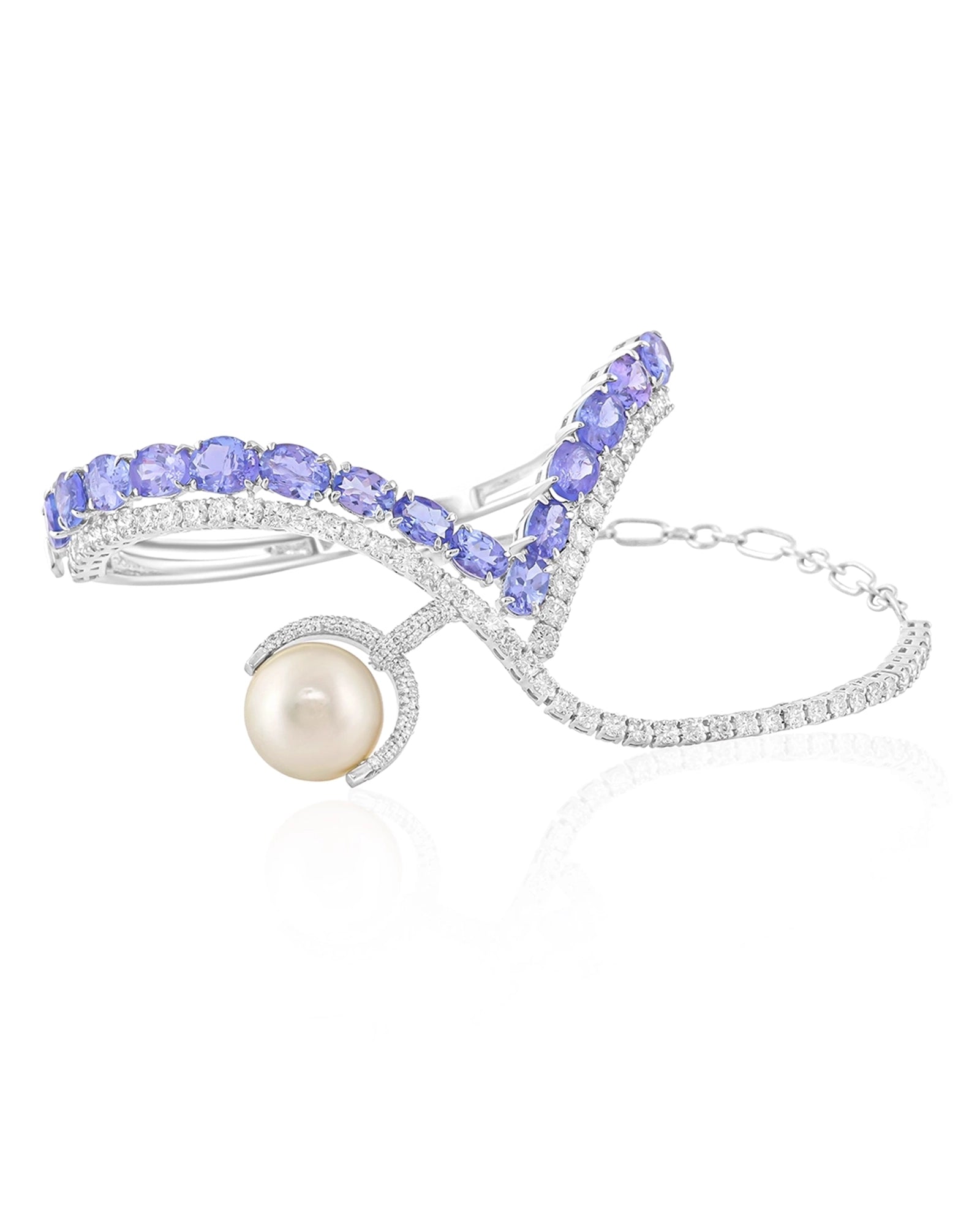 Tanzanite Trail Palm Cuff | AMARIS JEWELS | Fine Jewelry 