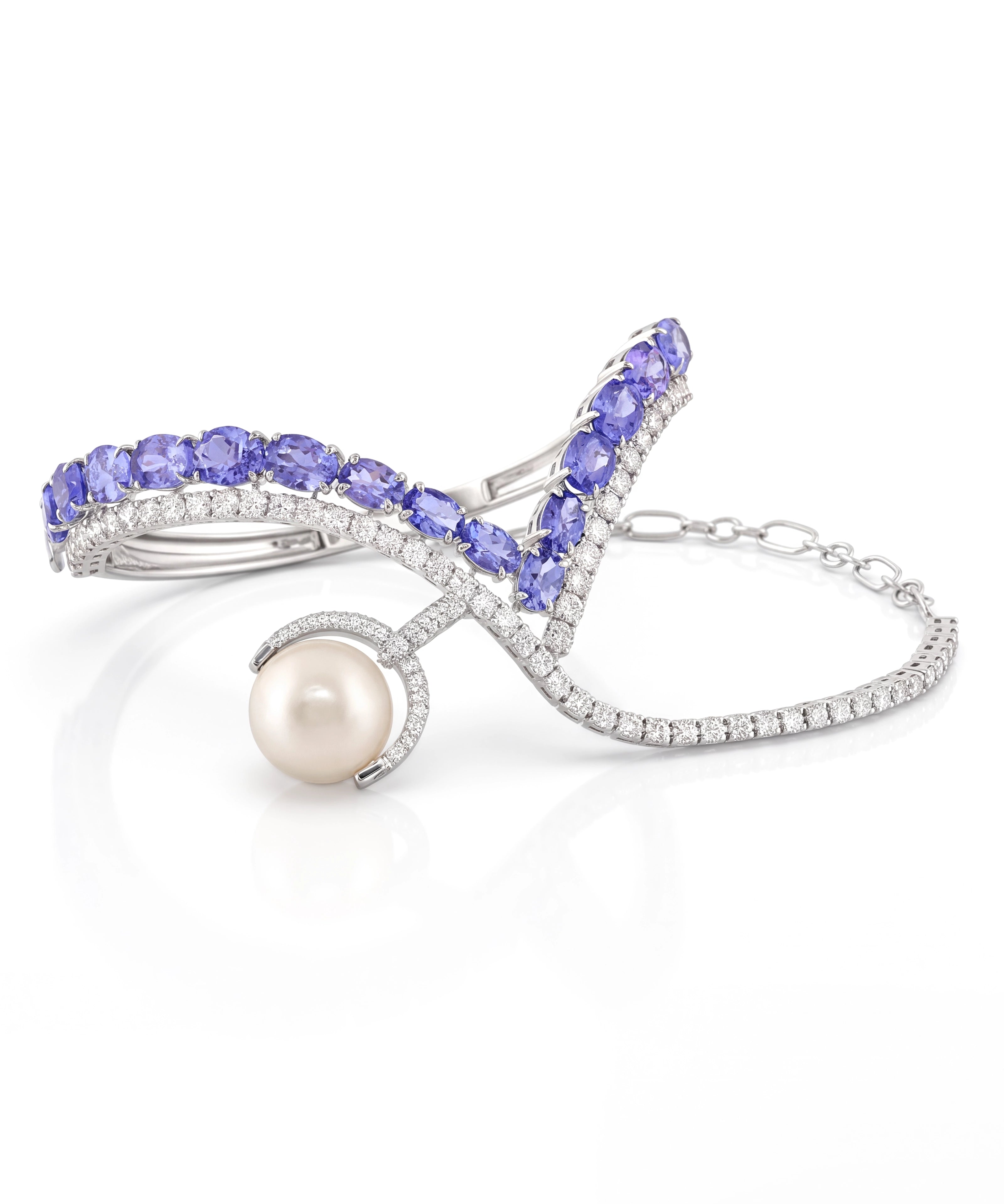 Tanzanite Trail Palm Cuff | AMARIS JEWELS | Fine Jewelry
