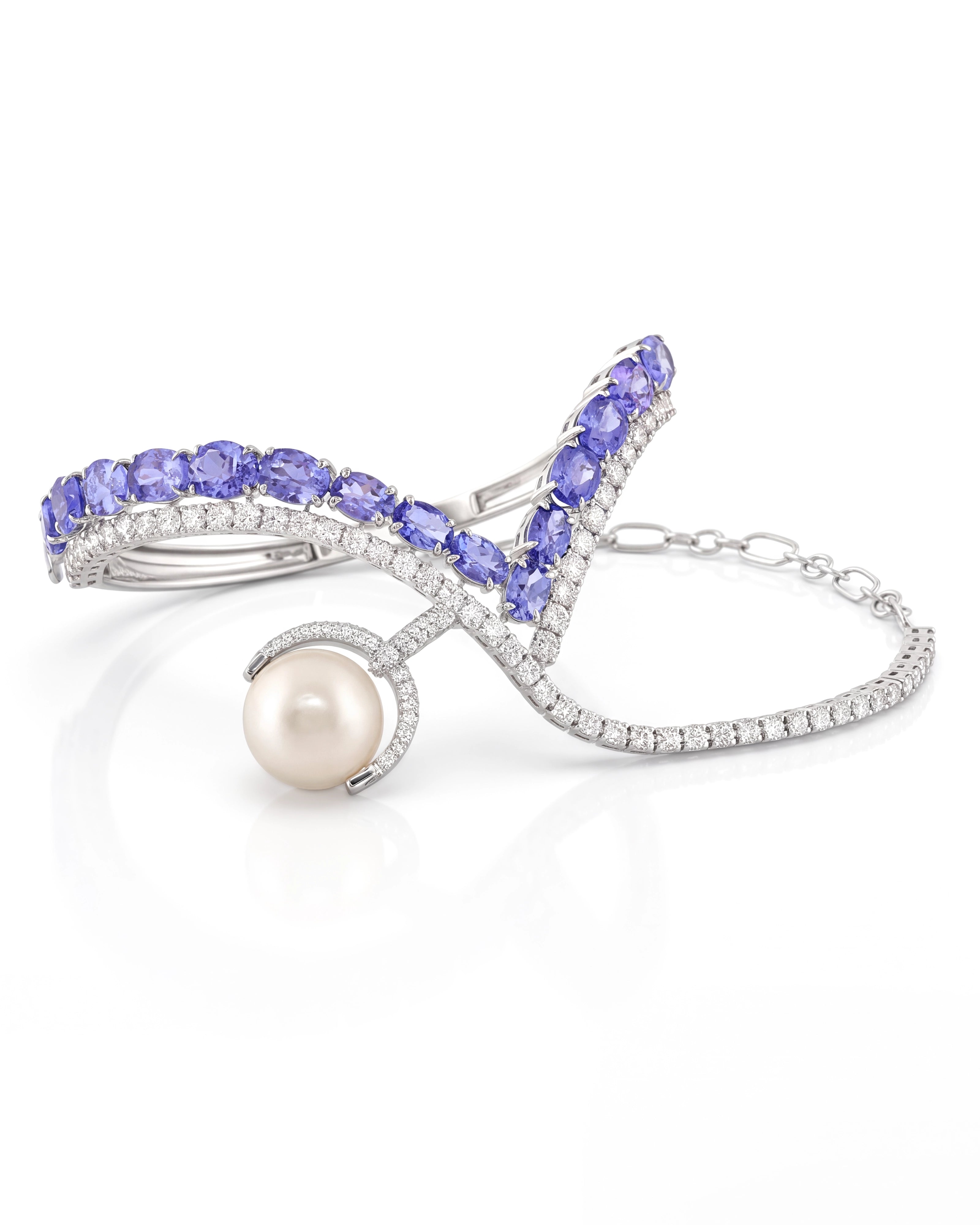 Tanzanite Trail Palm Cuff | AMARIS JEWELS | Fine Jewelry