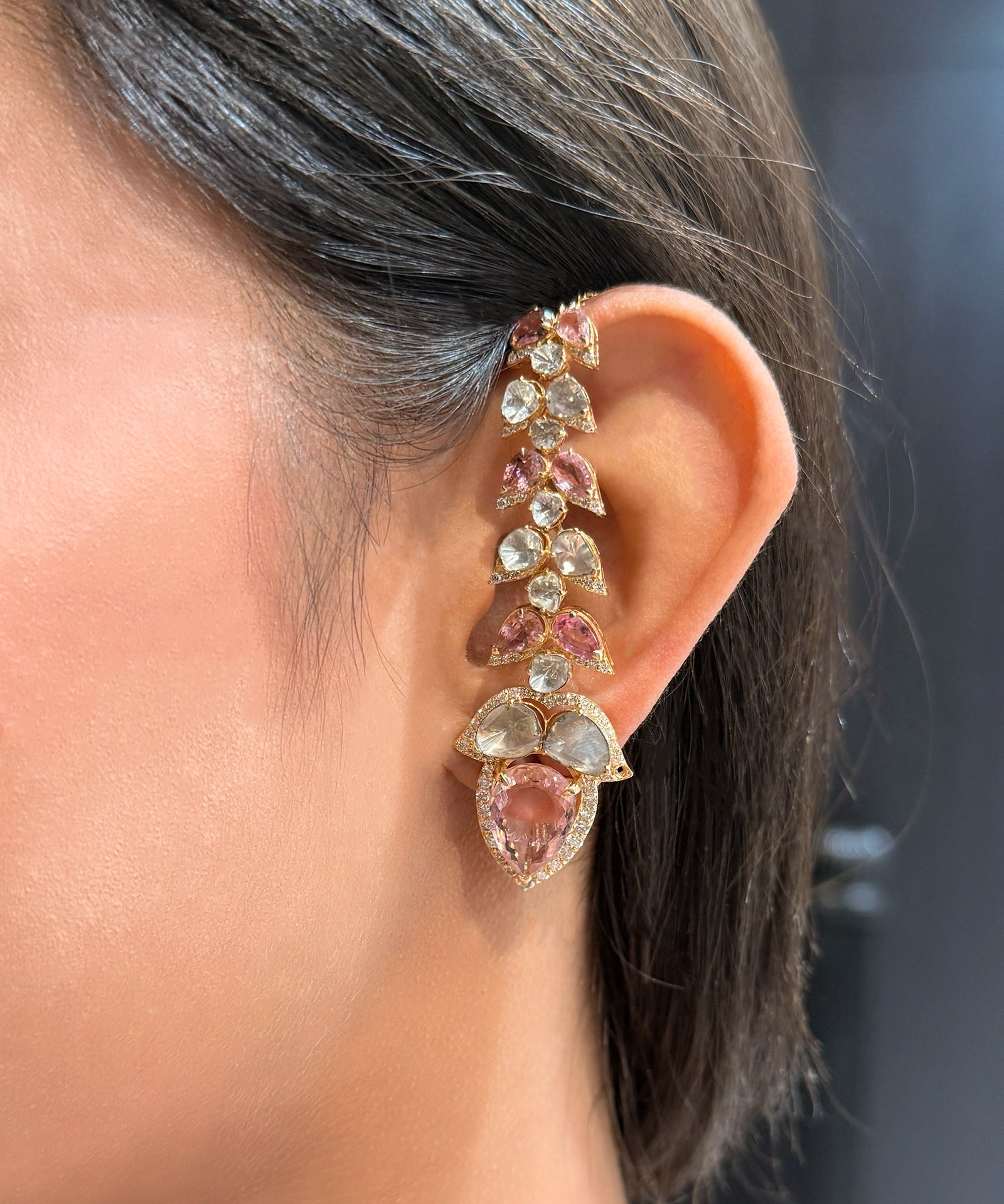 Teardrop Theory Earrings- Tourmaline | AMARIS JEWELS | Fine Jewelry