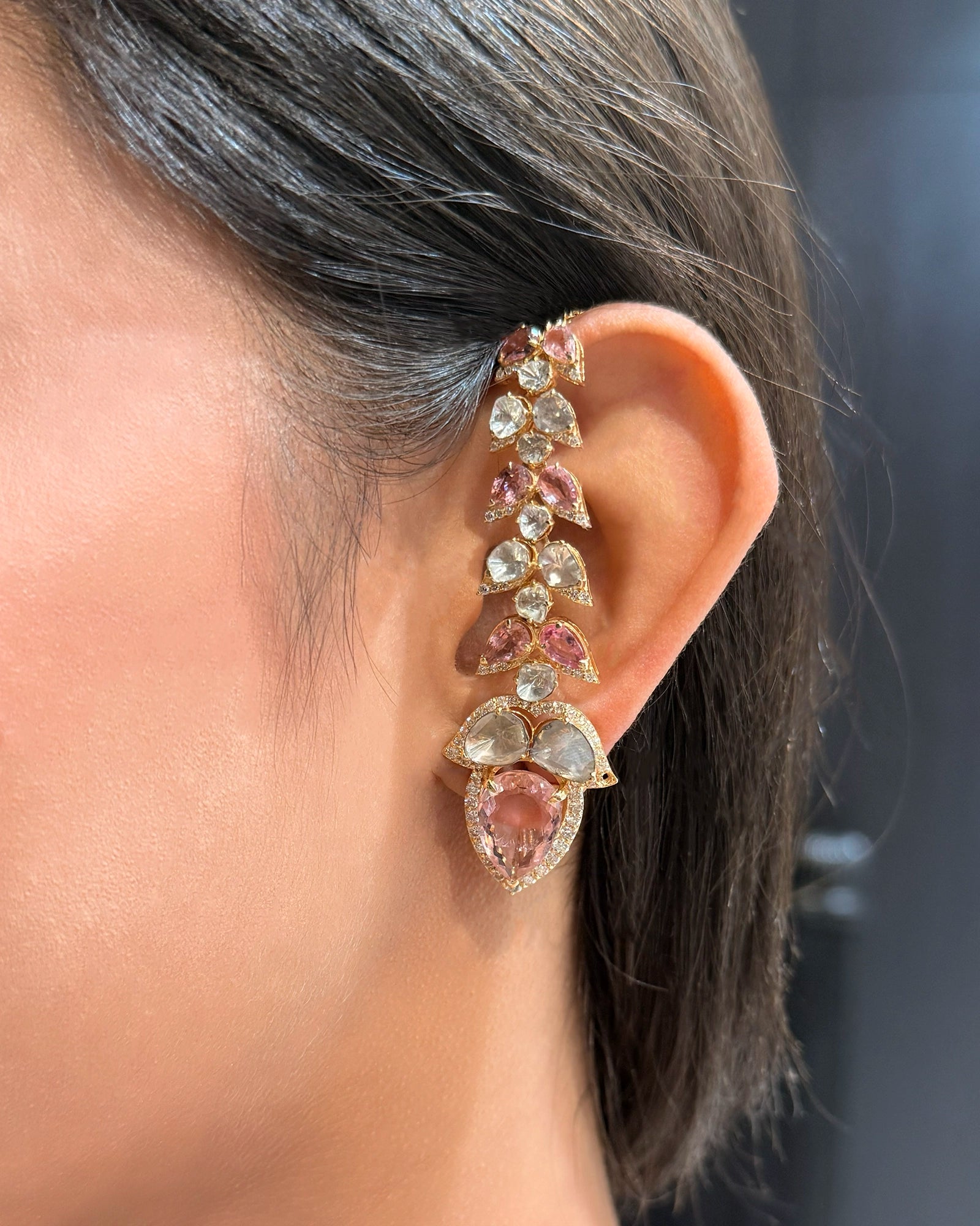 Teardrop Theory Earrings- Tourmaline | AMARIS JEWELS | Fine Jewelry
