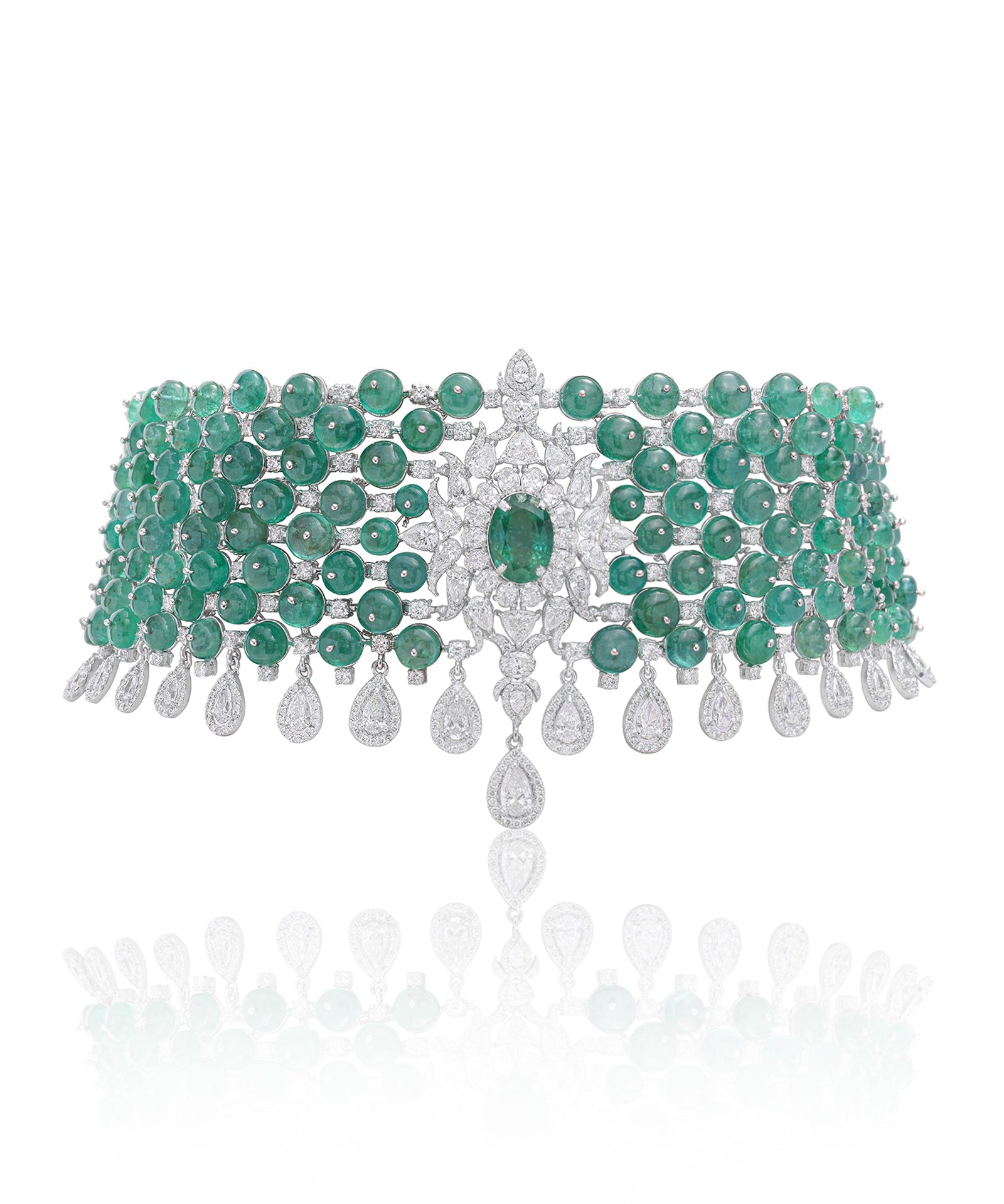 The Emerald Grip Choker | AMARIS JEWELS | Fine Jewelry 
