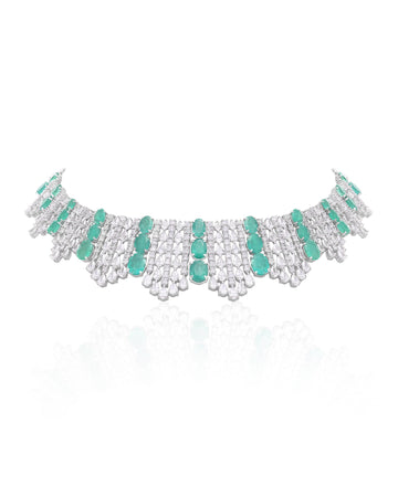 The Emerald Iris Necklace
