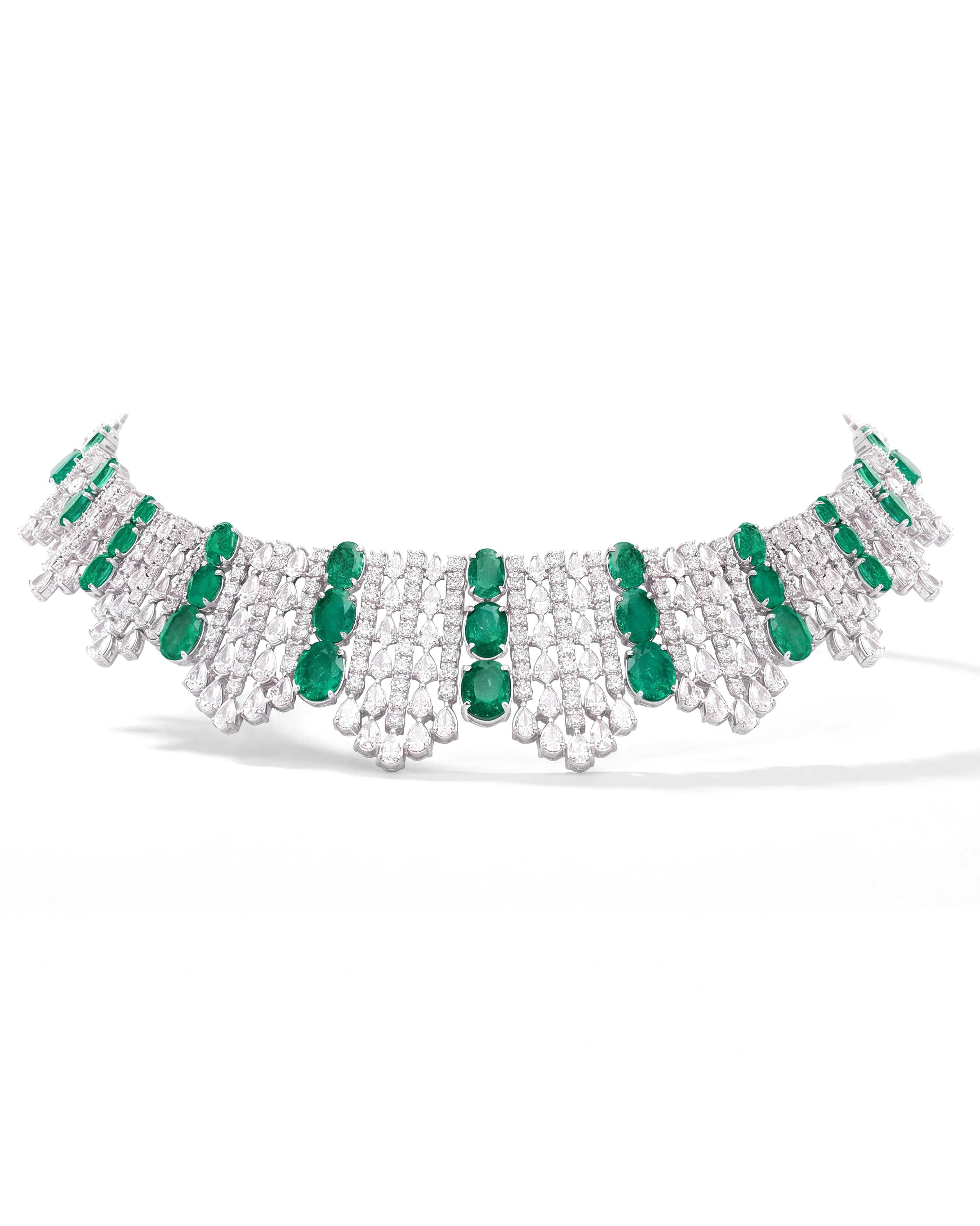 The Emerald Iris Necklace | AMARIS JEWELS | Fine Jewelry