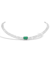 The Emerald Modernist Necklace | AMARIS JEWELS | Fine Jewelry
