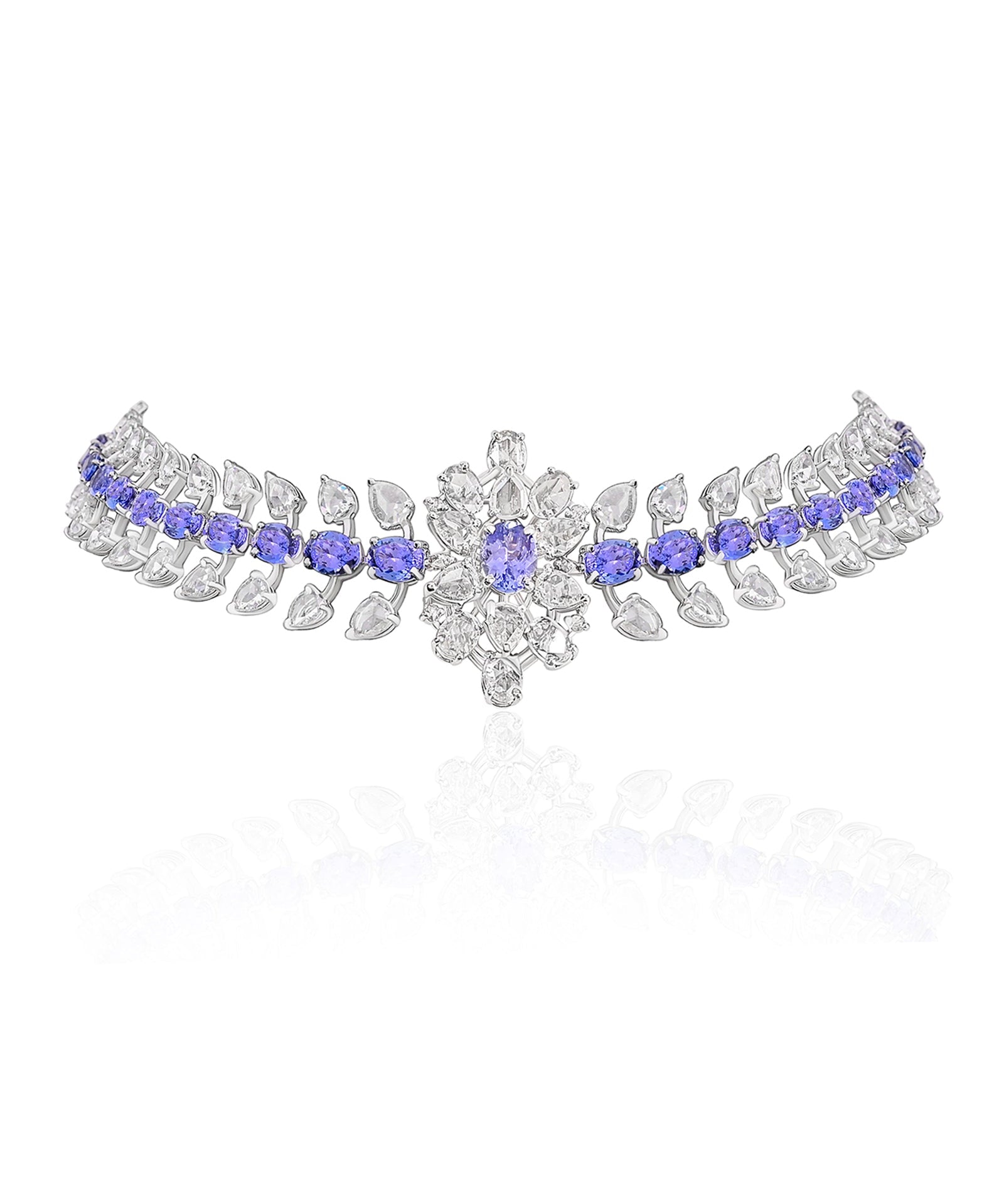 The Great Star Tanzanite Choker | AMARIS JEWELS | Fine Jewelry 