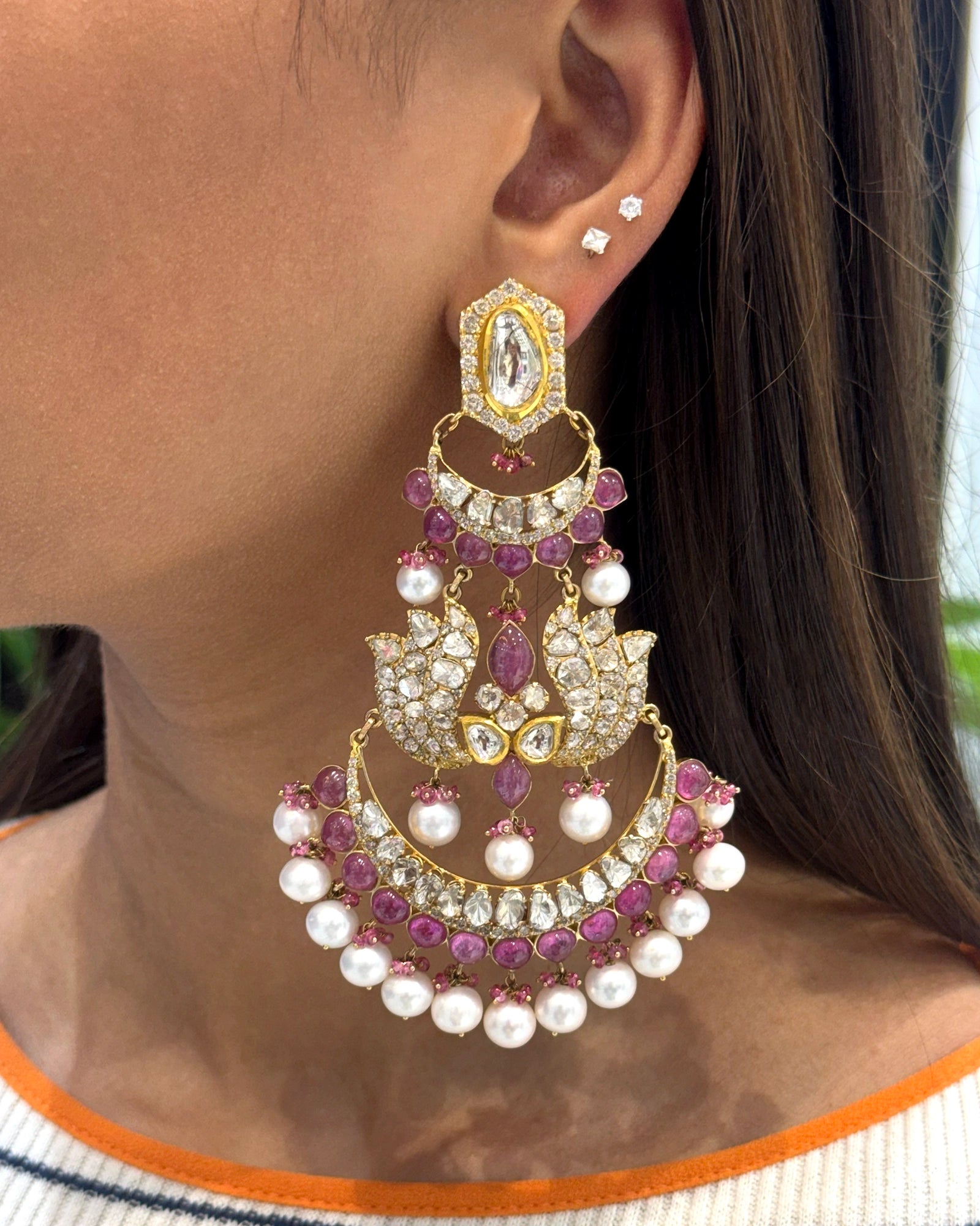 The Ruby Connect Earrings | AMARIS JEWELS | Fine Jewelry 