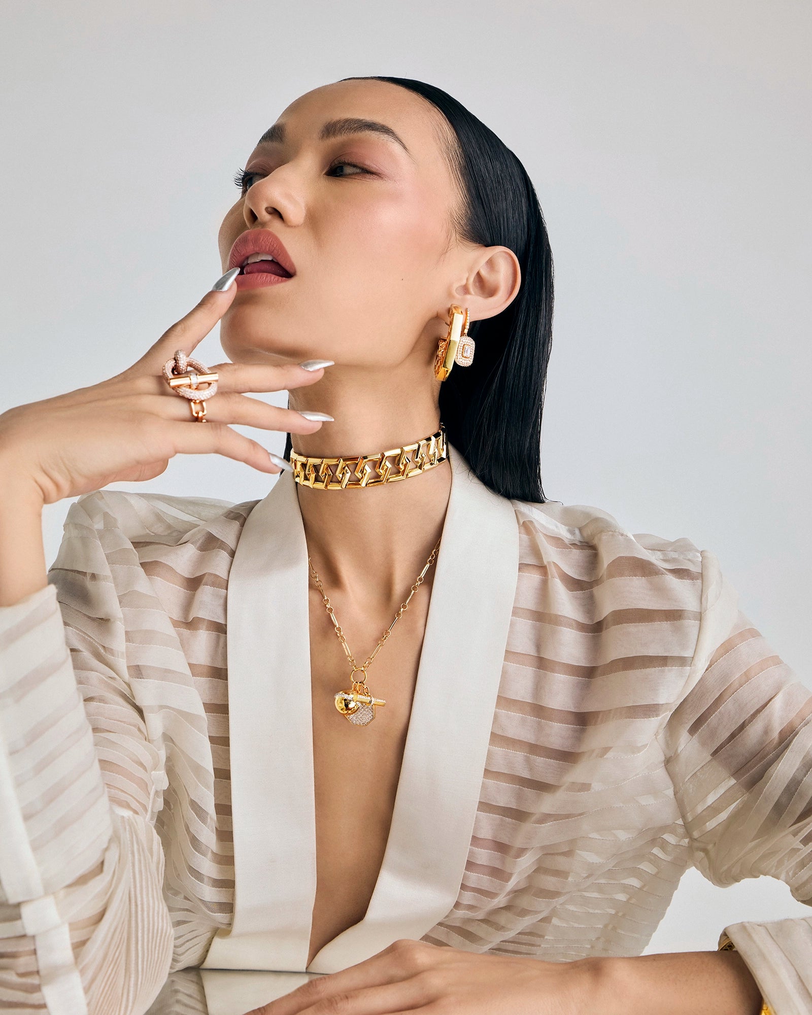 Three is a Party Necklace | AMARIS JEWELS | Fine Jewelry 