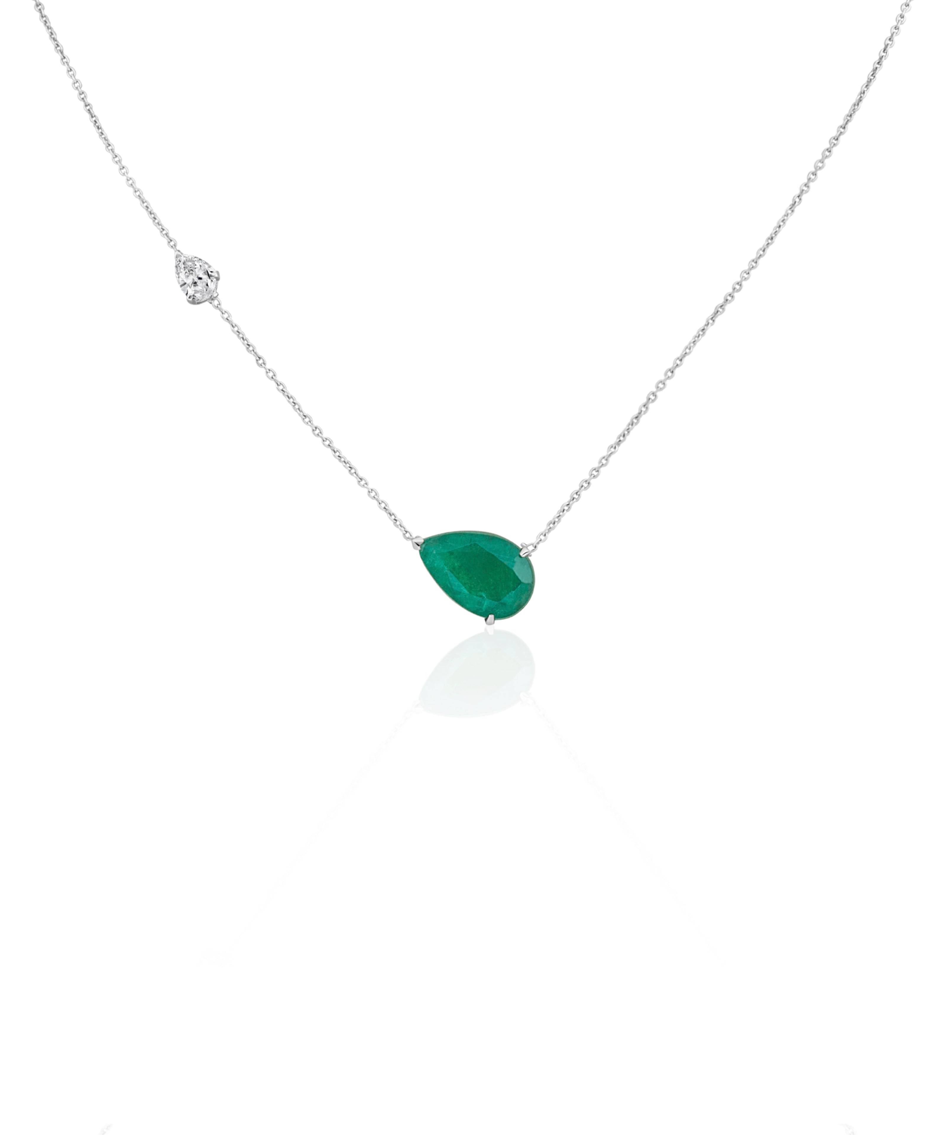 To the moon and back Emerald Pendant | AMARIS JEWELS | Fine Jewelry