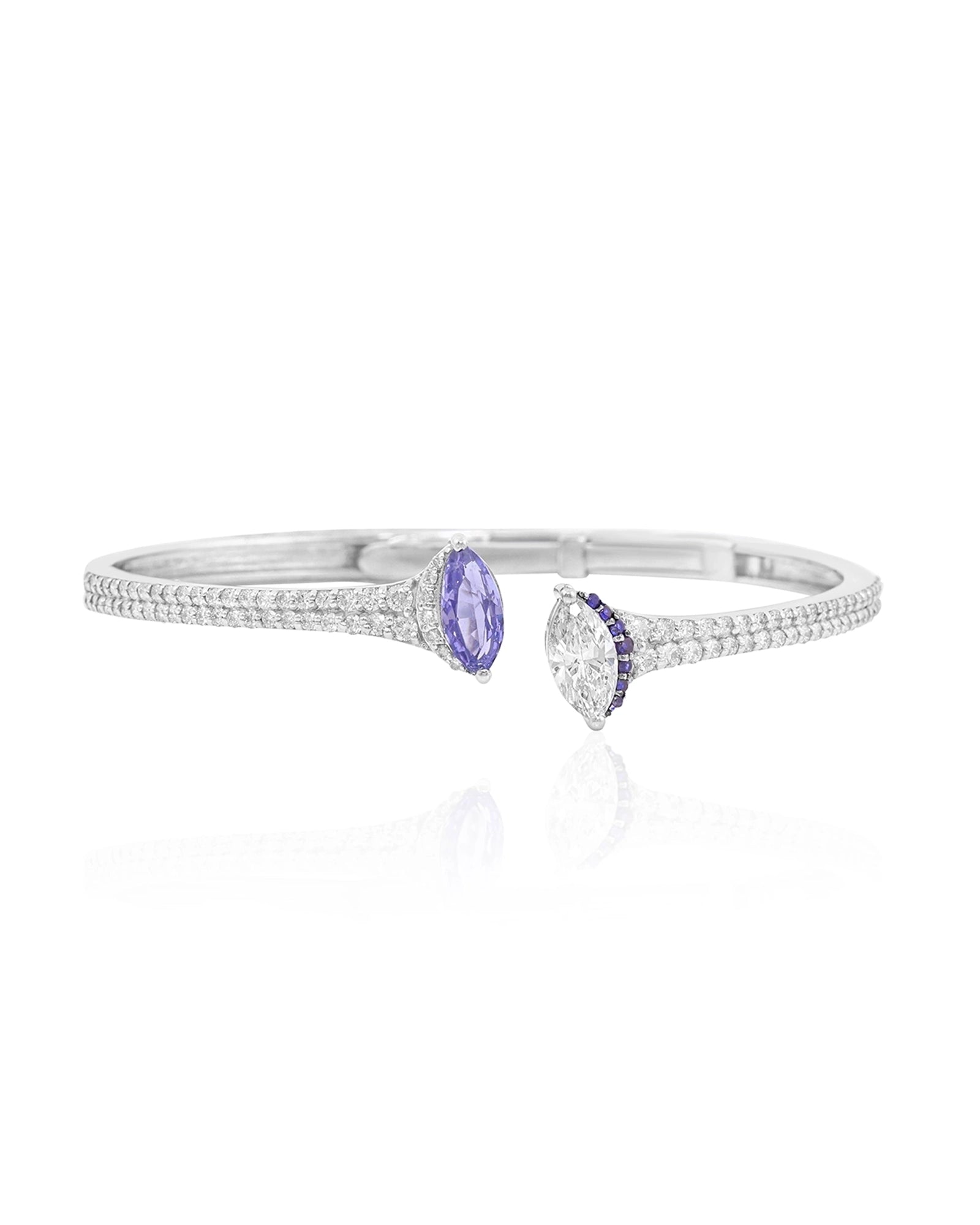 Toi et Moi Bracelet (Tanzanite) | AMARIS JEWELS | Fine Jewelry 