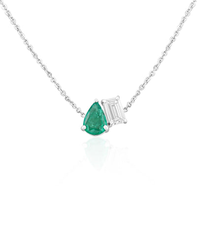 Toi et Moi Pendant (Emerald)