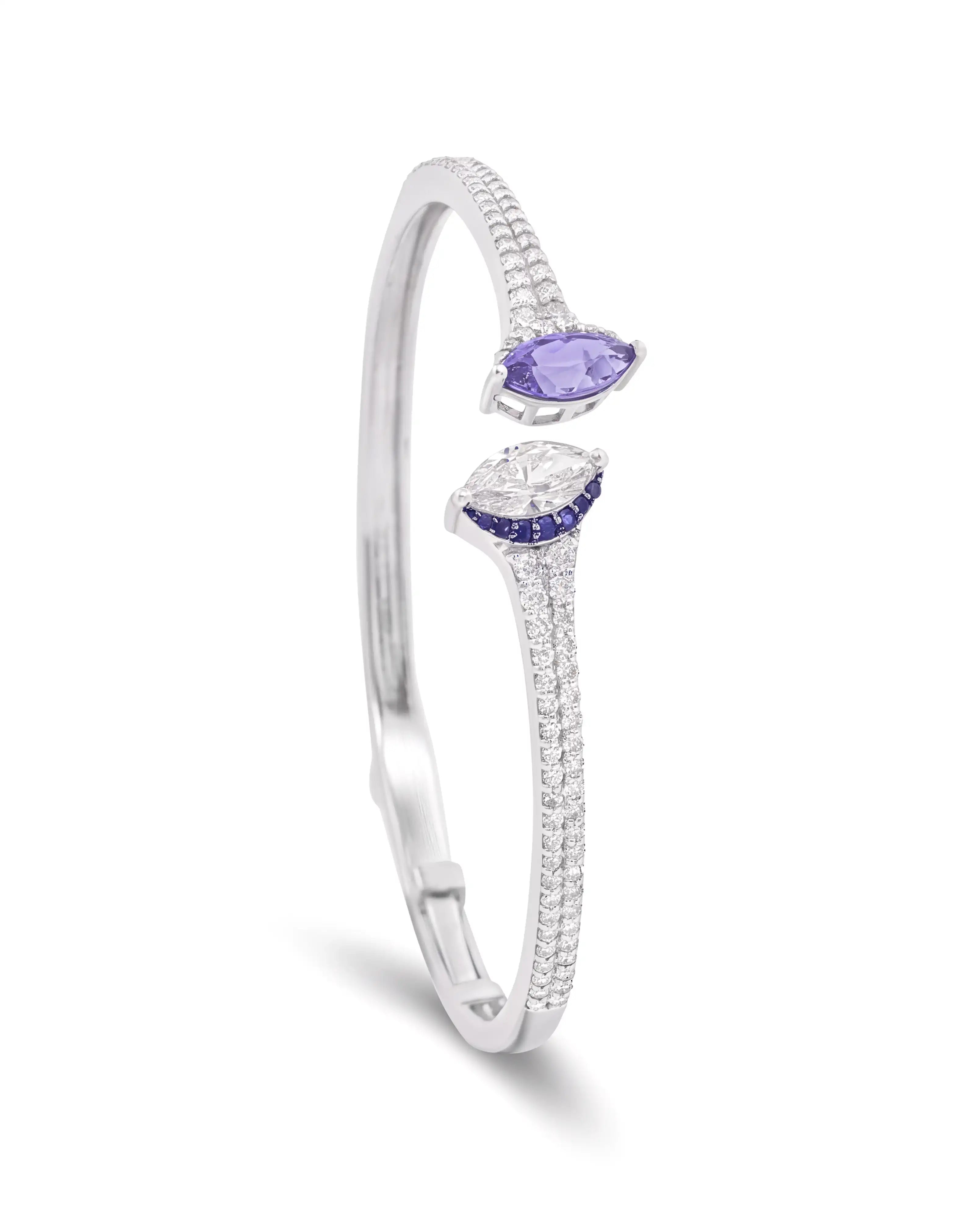 Toi et Moi Bracelet (Tanzanite)