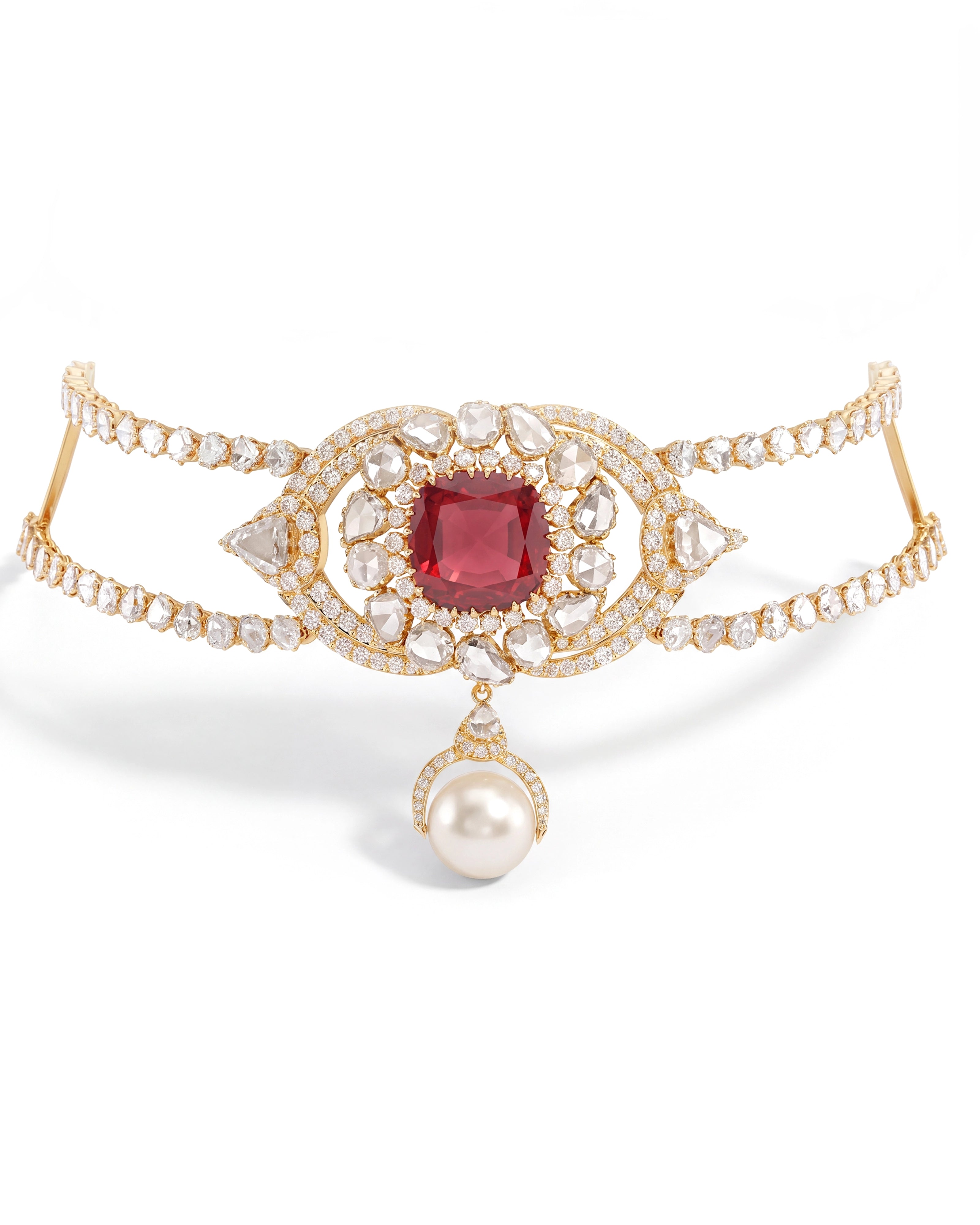Tourmaline Halo Choker | AMARIS JEWELS | Fine Jewelry
