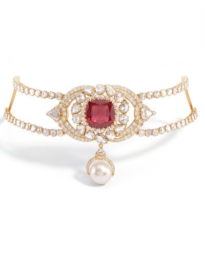Tourmaline Halo Choker