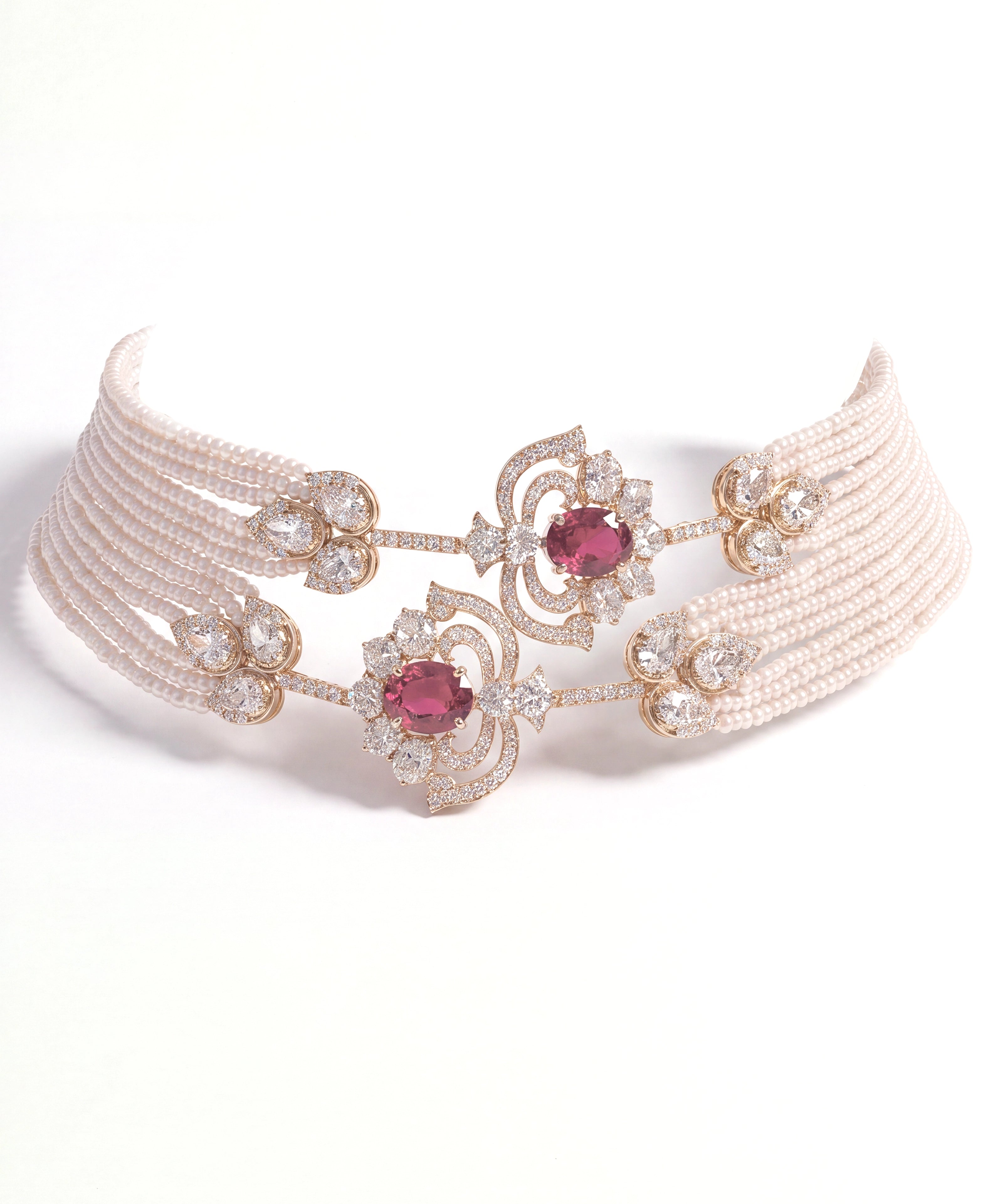 Tourmaline Polki pulse choker | AMARIS JEWELS | Fine Jewelry