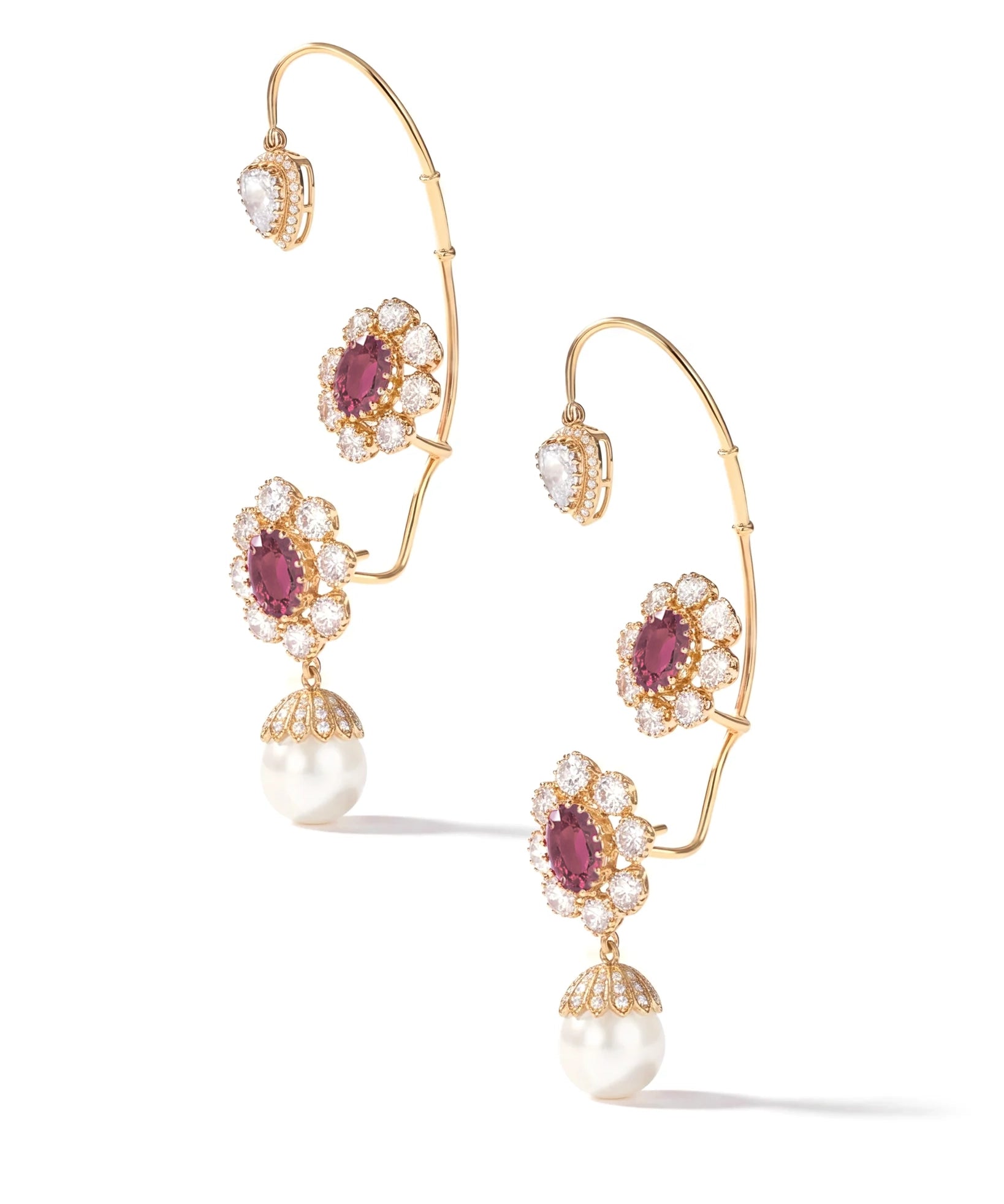 Tourmaline Pulse Earcuffs | AMARIS JEWELS | Fine Jewelry