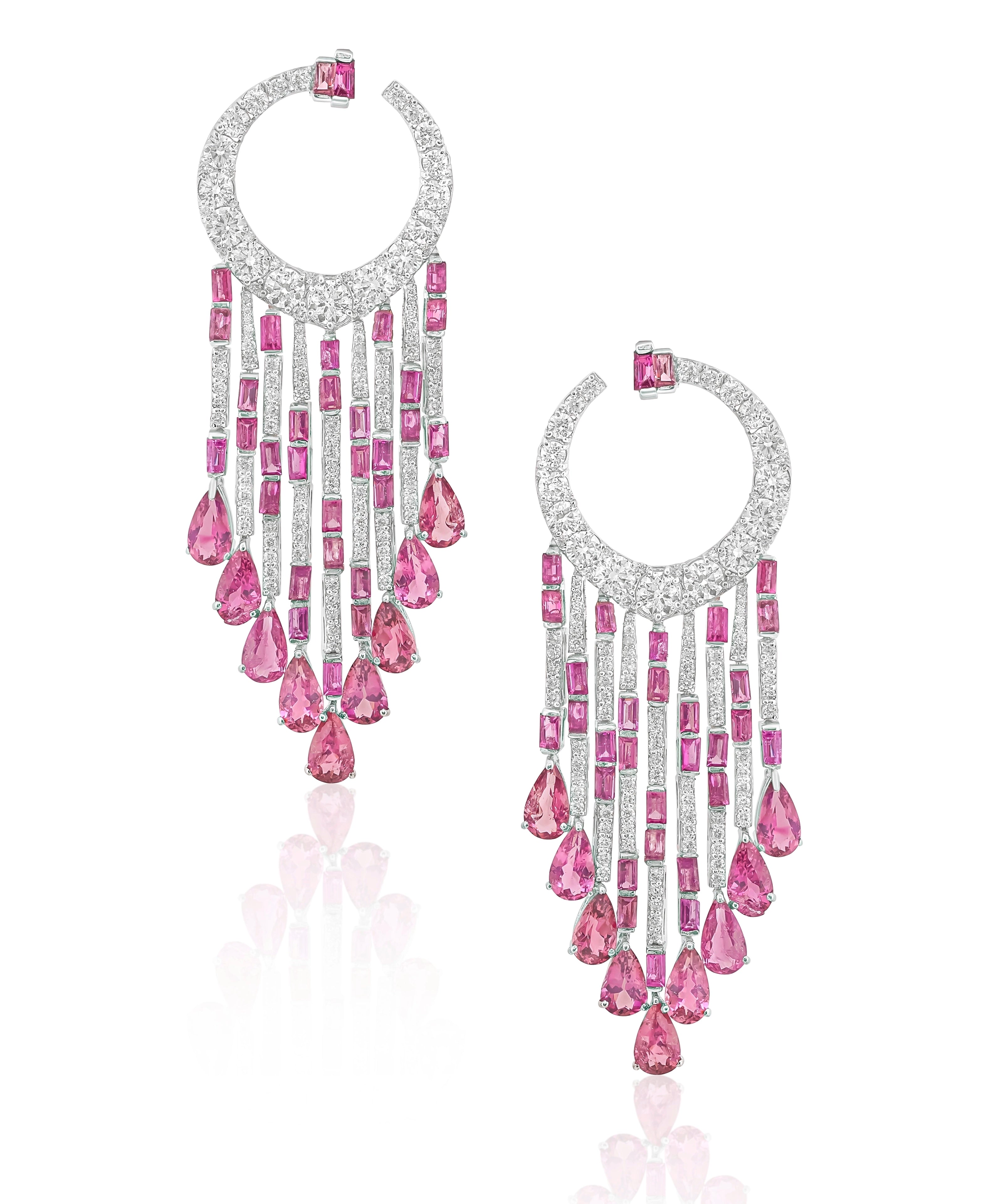 Tourmaline Shower Earrings | AMARIS JEWELS | Fine Jewelry