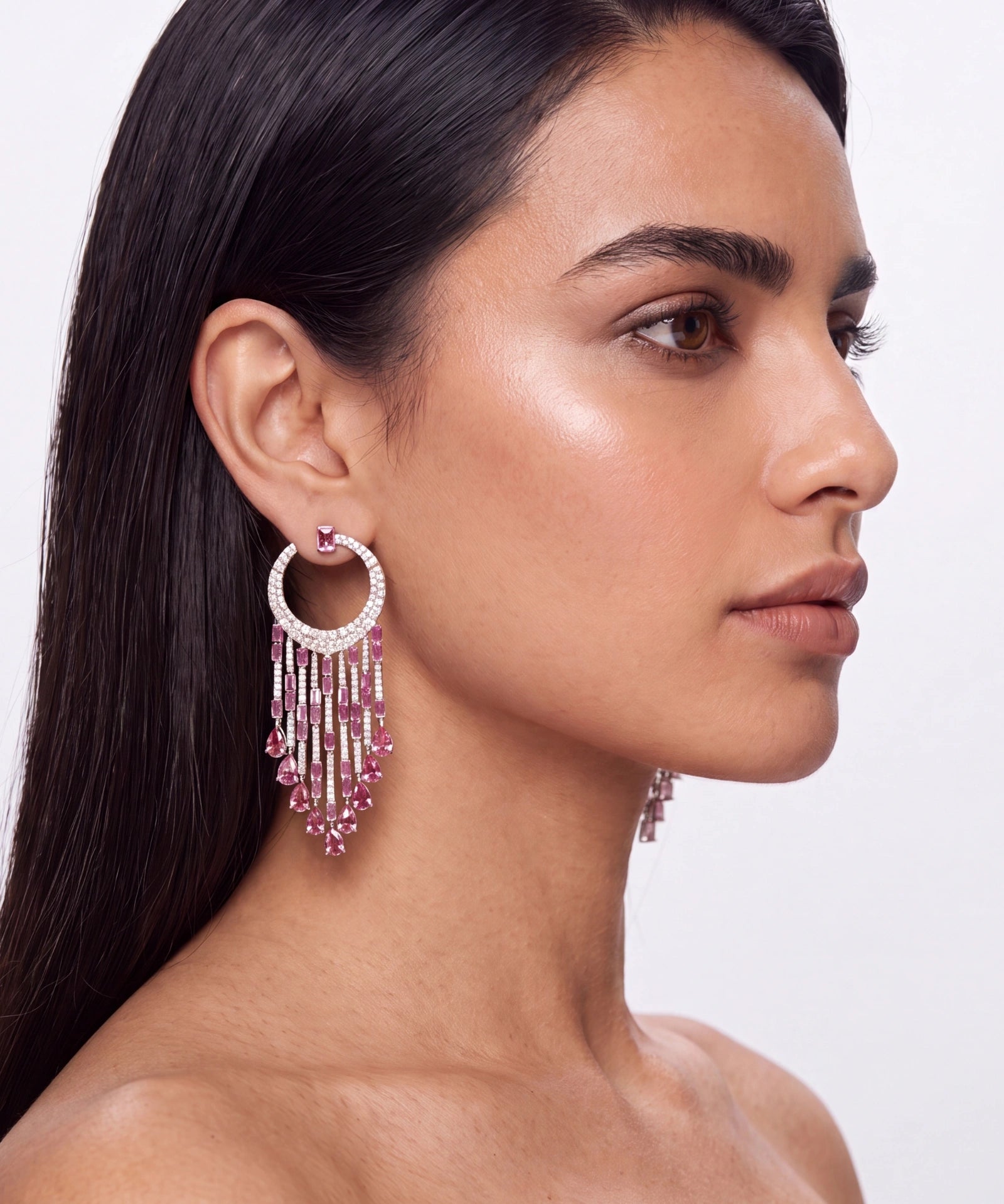 Tourmaline Shower Earrings | AMARIS JEWELS | Fine Jewelry