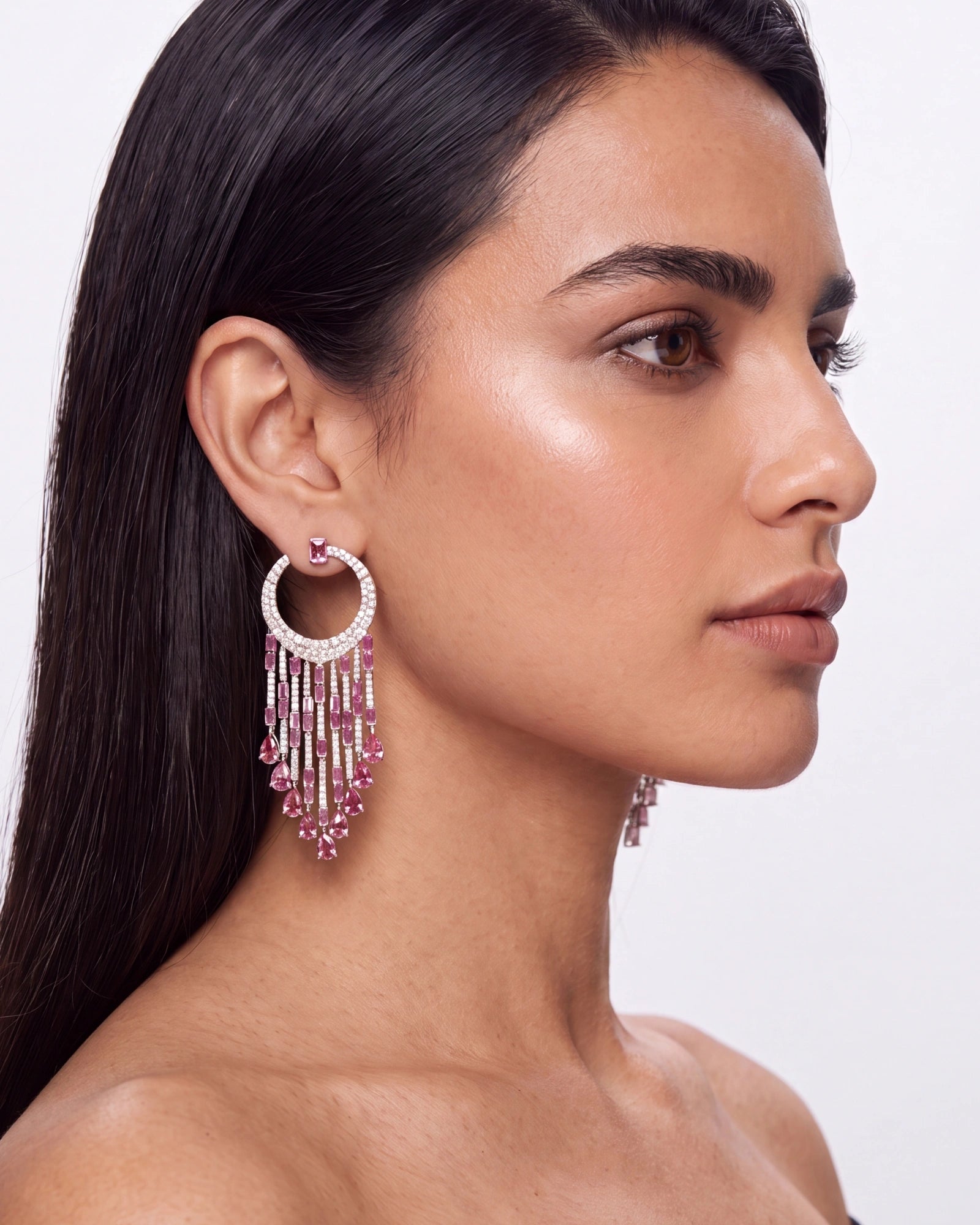 Tourmaline Shower Earrings | AMARIS JEWELS | Fine Jewelry