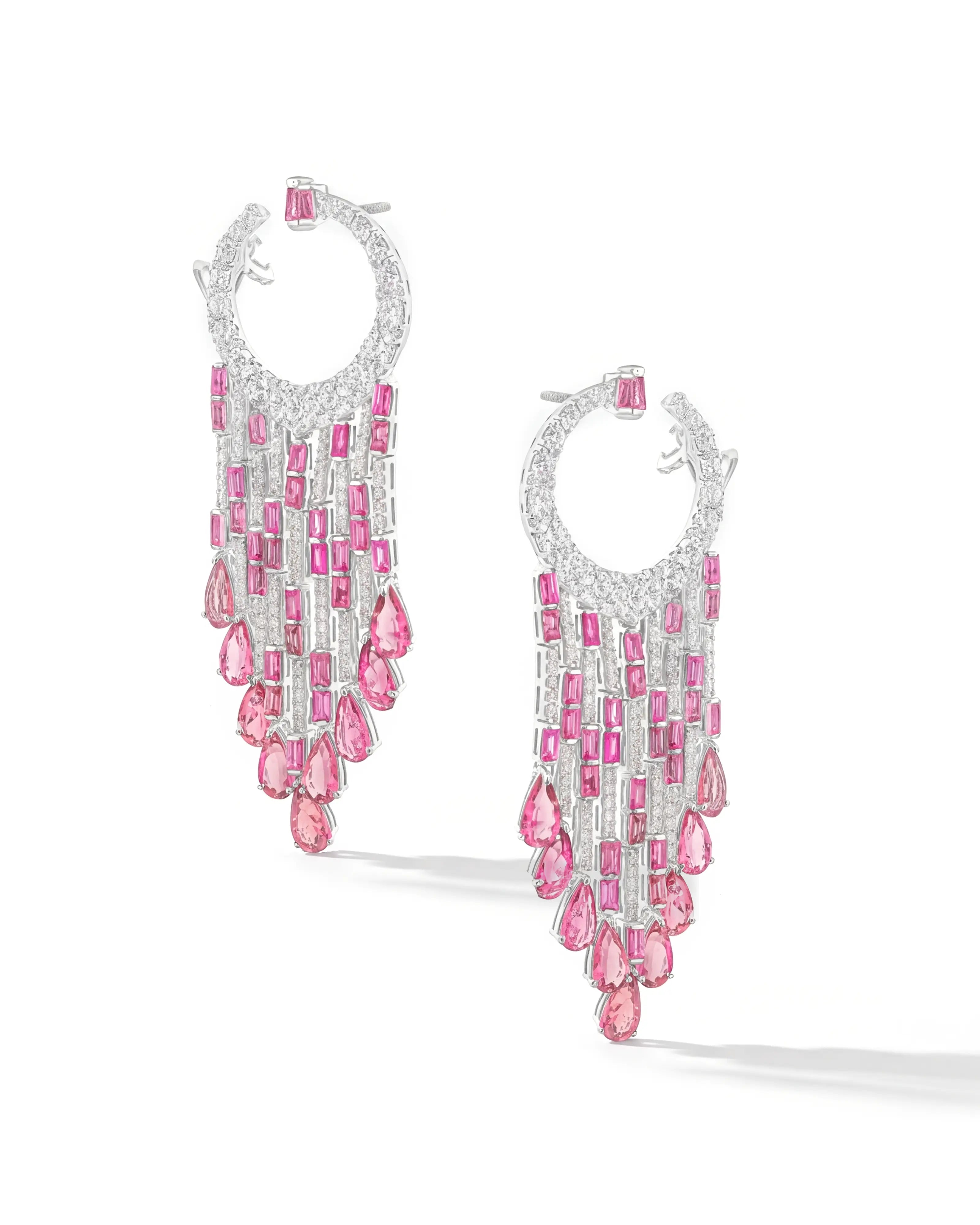 Tourmaline Shower Earrings | AMARIS JEWELS | Fine Jewelry