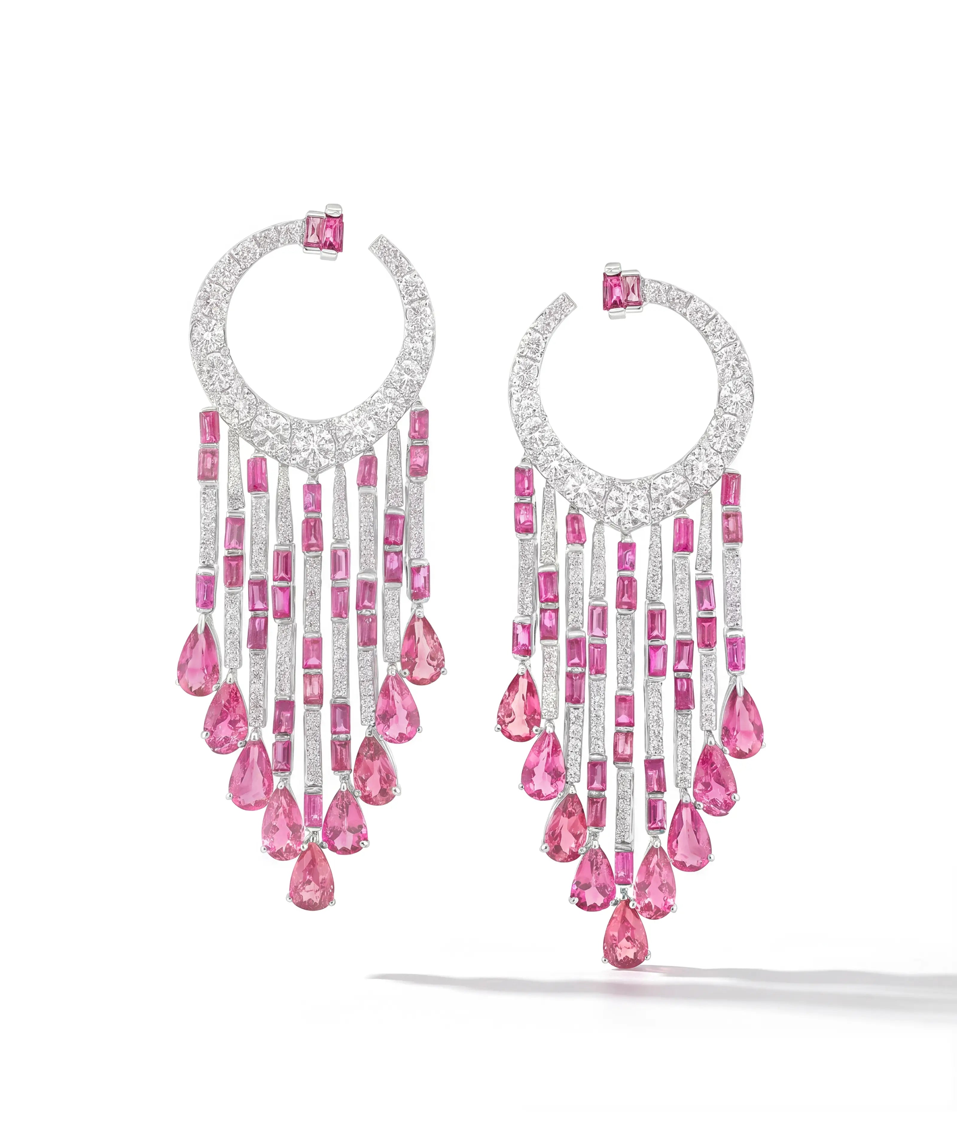 Tourmaline Shower Earrings | AMARIS JEWELS | Fine Jewelry