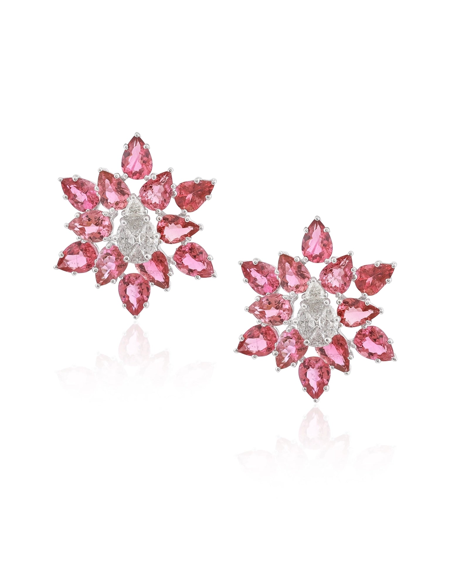 Tourmaline Star Earrings | AMARIS JEWELS | Fine Jewelry 