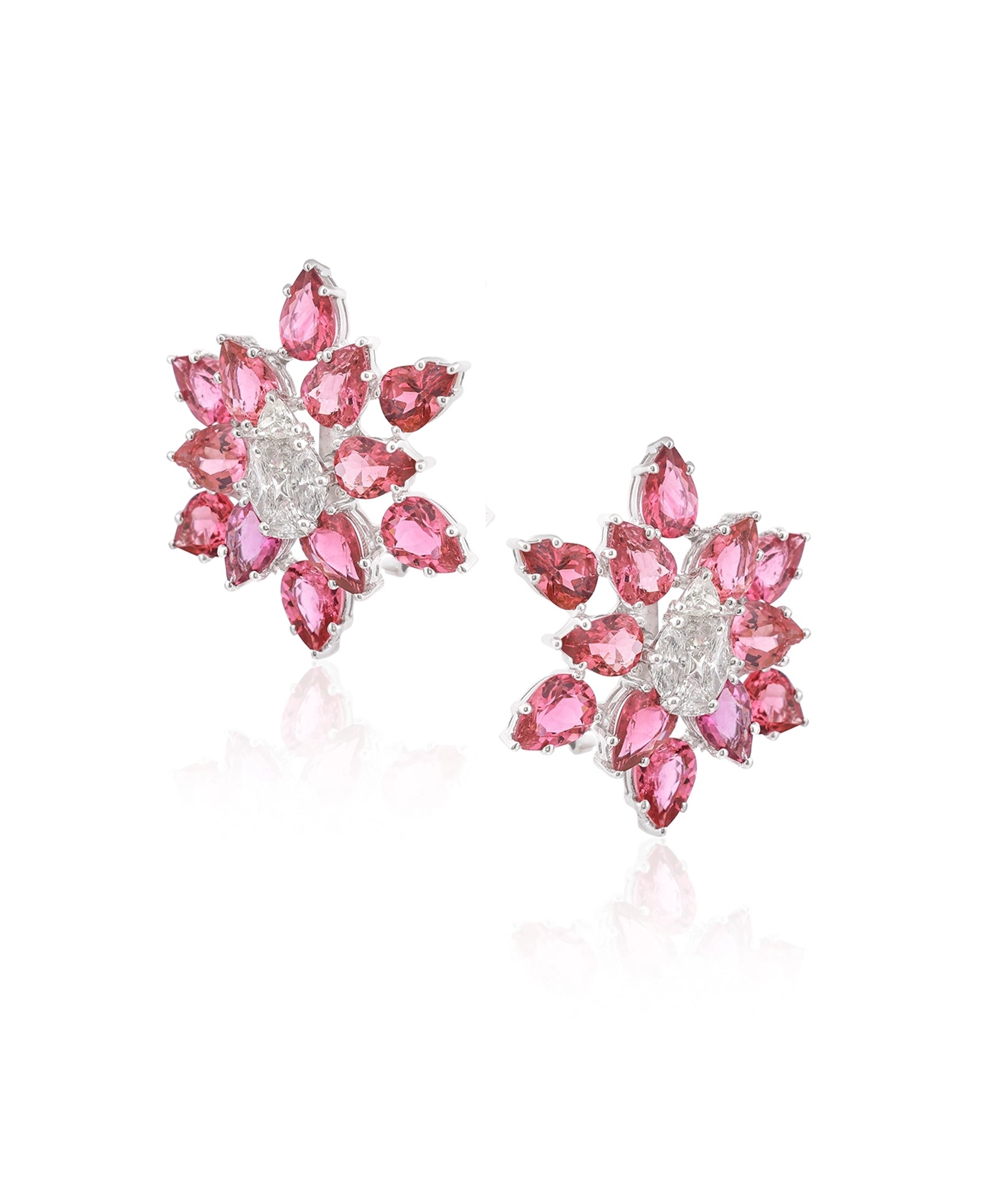 Tourmaline Star Earrings | AMARIS JEWELS | Fine Jewelry 
