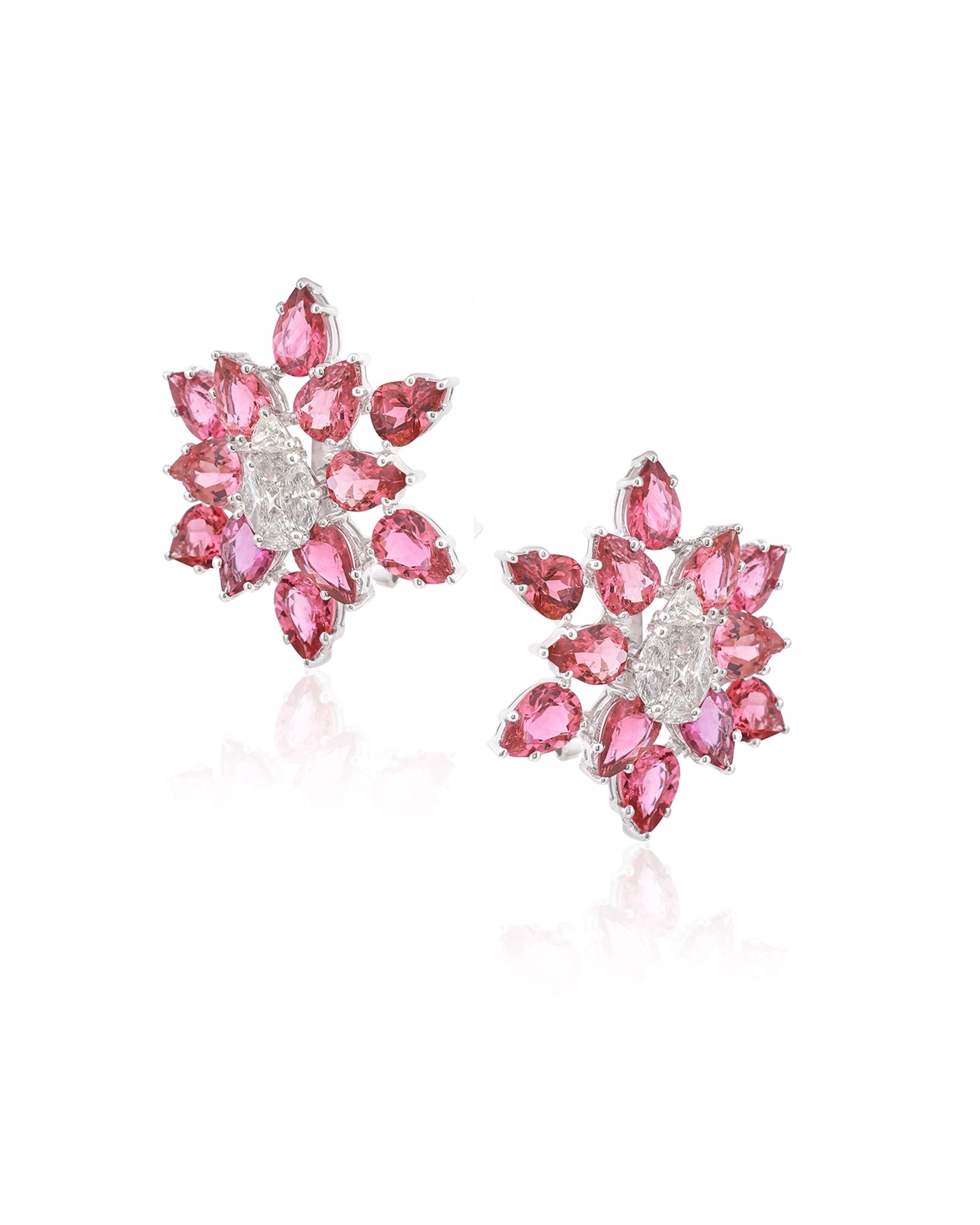 Tourmaline Star Earrings | AMARIS JEWELS | Fine Jewelry 