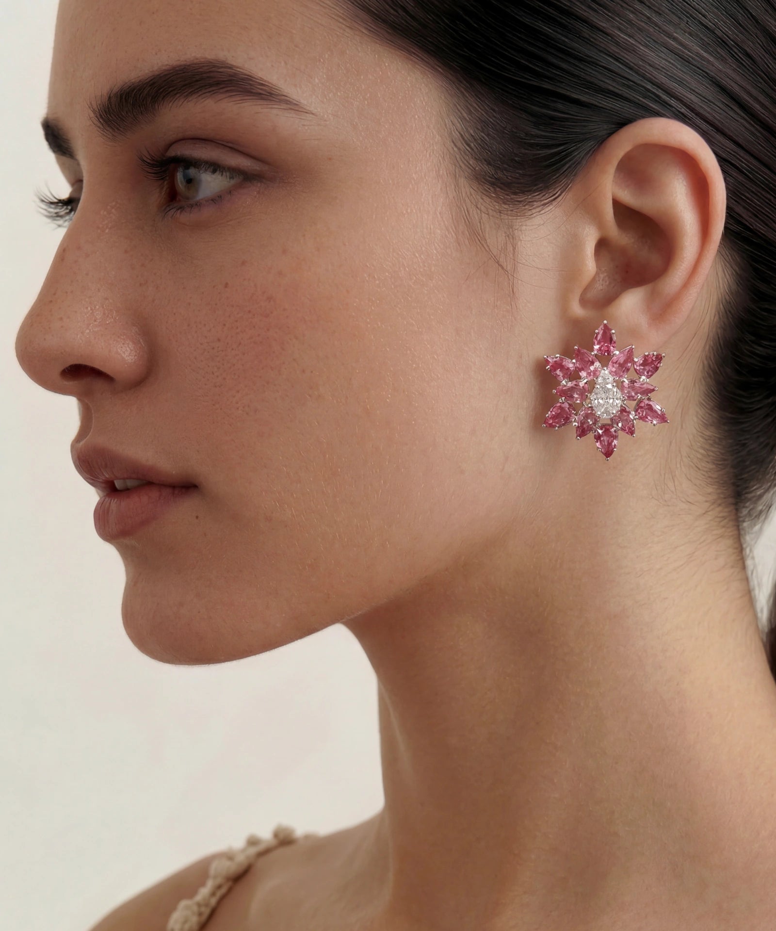 Tourmaline Star Earrings | AMARIS JEWELS | Fine Jewelry 