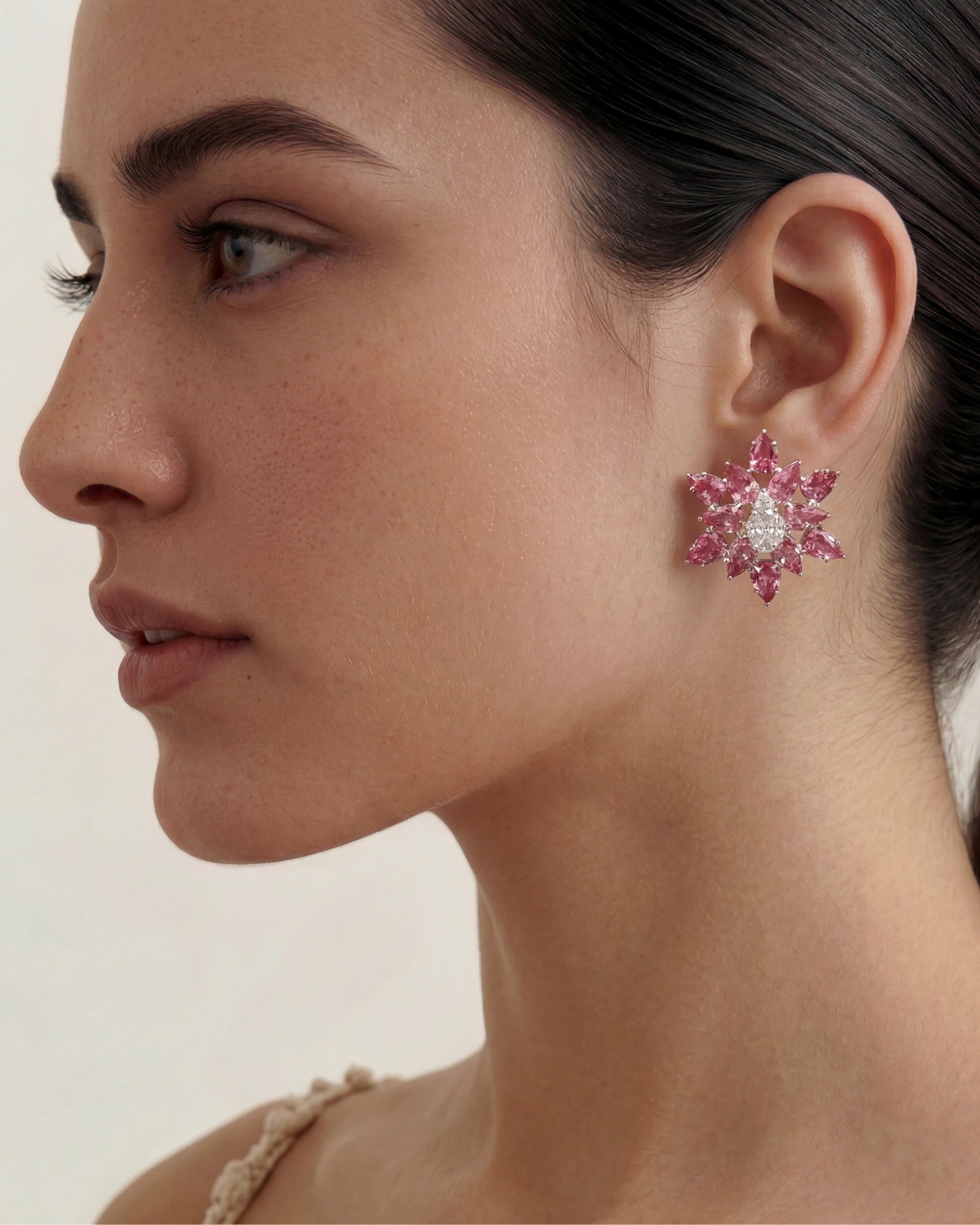 Tourmaline Star Earrings | AMARIS JEWELS | Fine Jewelry 