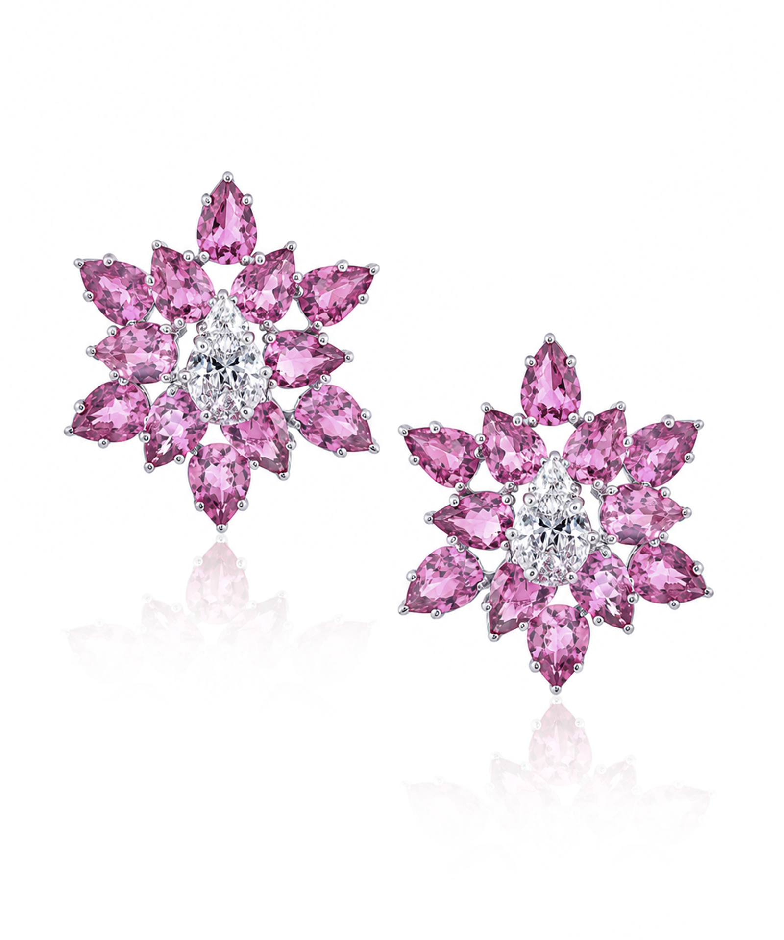 Tourmaline Star Earrings | AMARIS JEWELS | Fine Jewelry 
