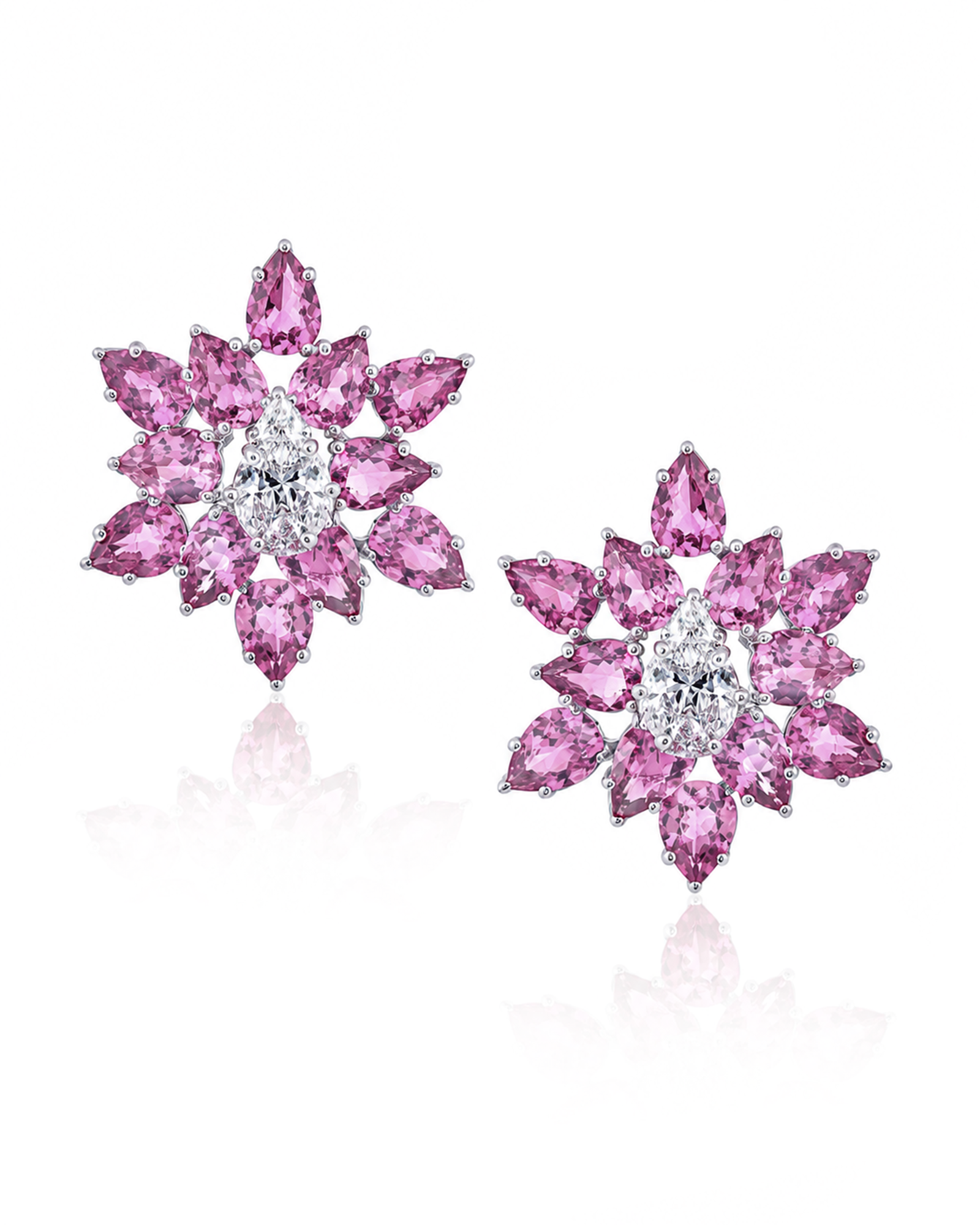 Tourmaline Star Earrings | AMARIS JEWELS | Fine Jewelry 