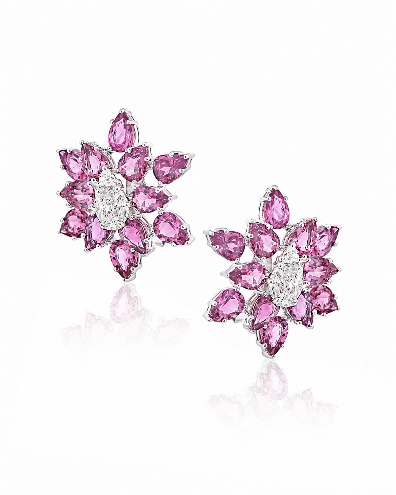 Tourmaline Star Earrings | AMARIS JEWELS | Fine Jewelry 
