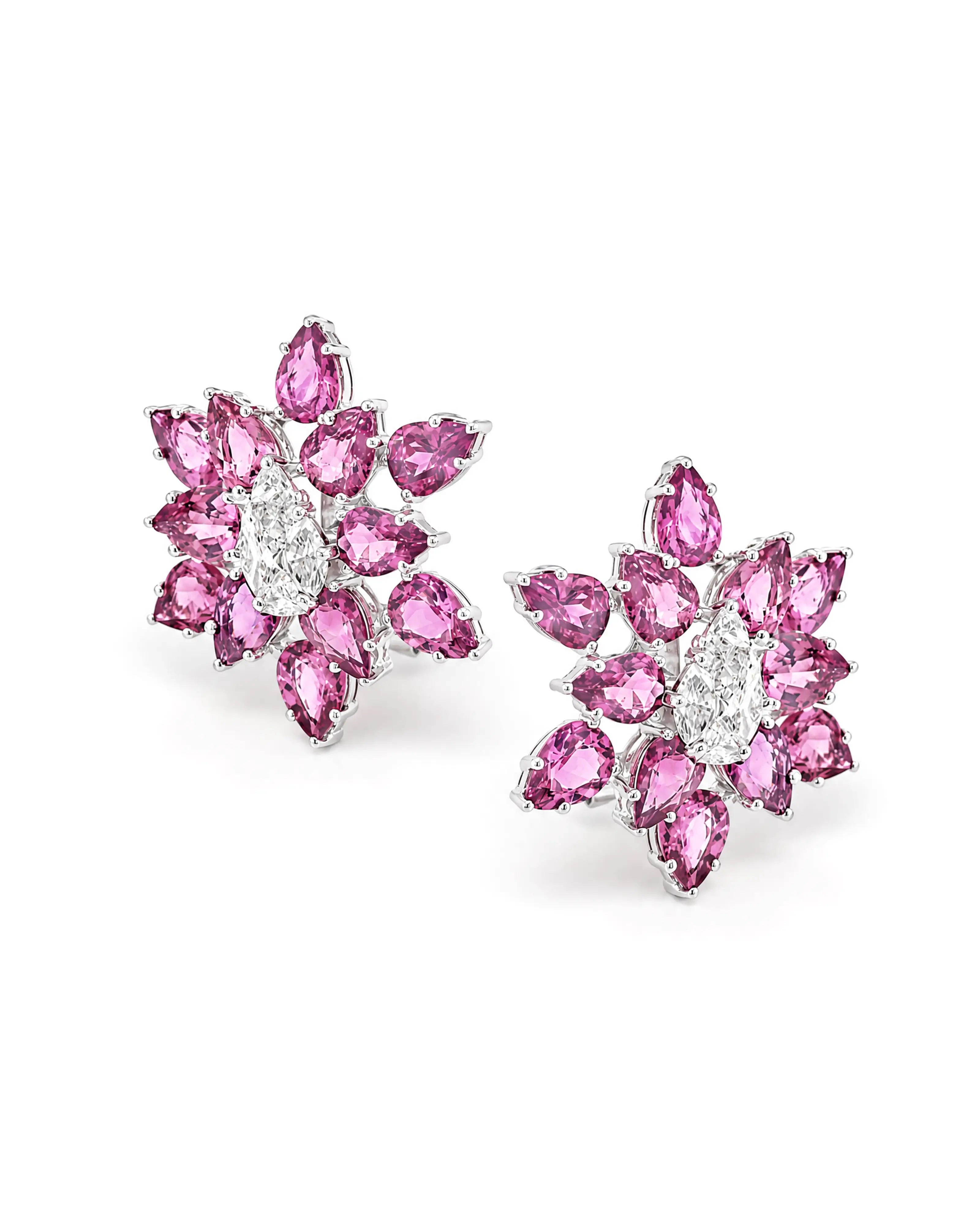 Tourmaline Star Earrings | AMARIS JEWELS | Fine Jewelry