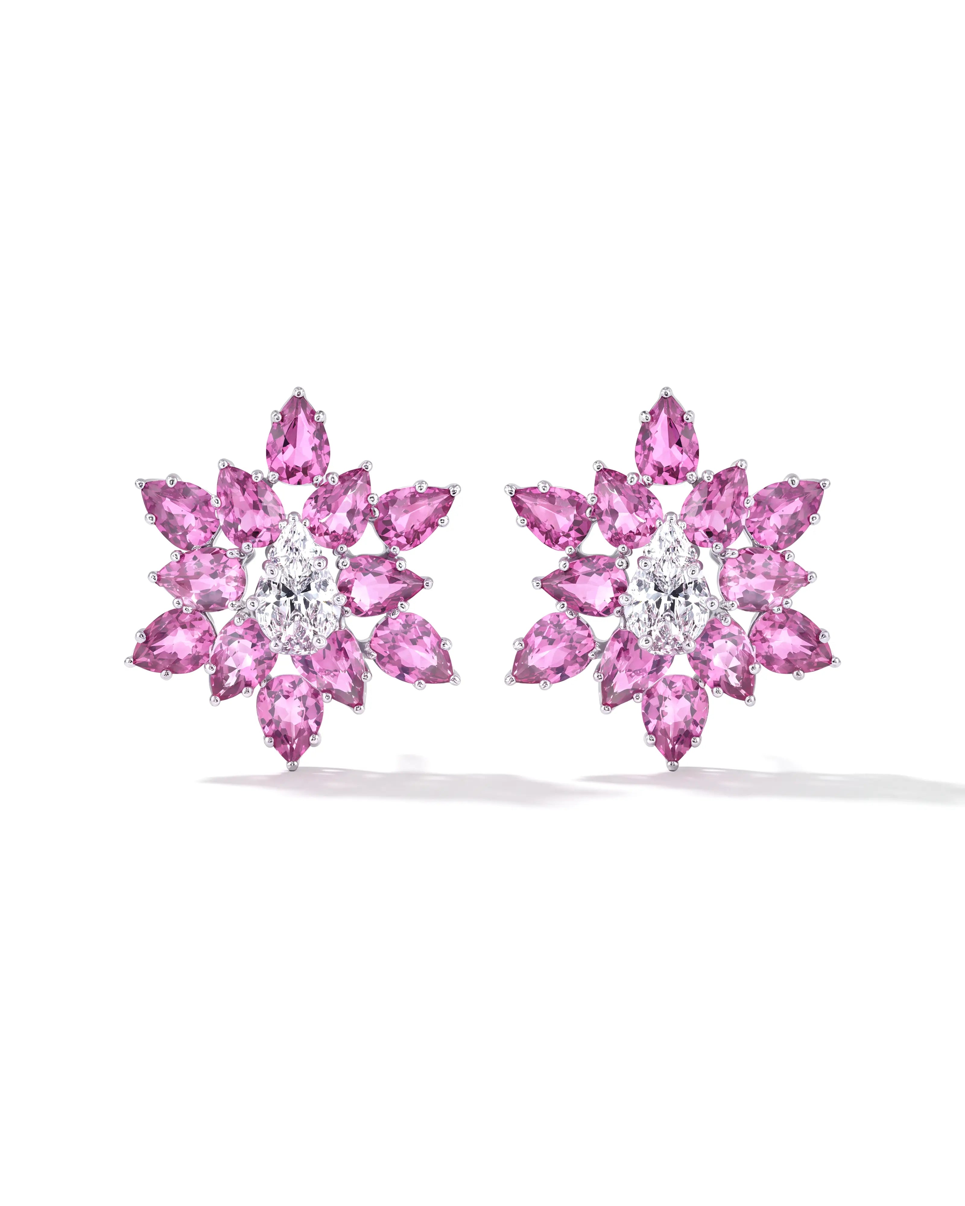 Tourmaline Star Earrings | AMARIS JEWELS | Fine Jewelry