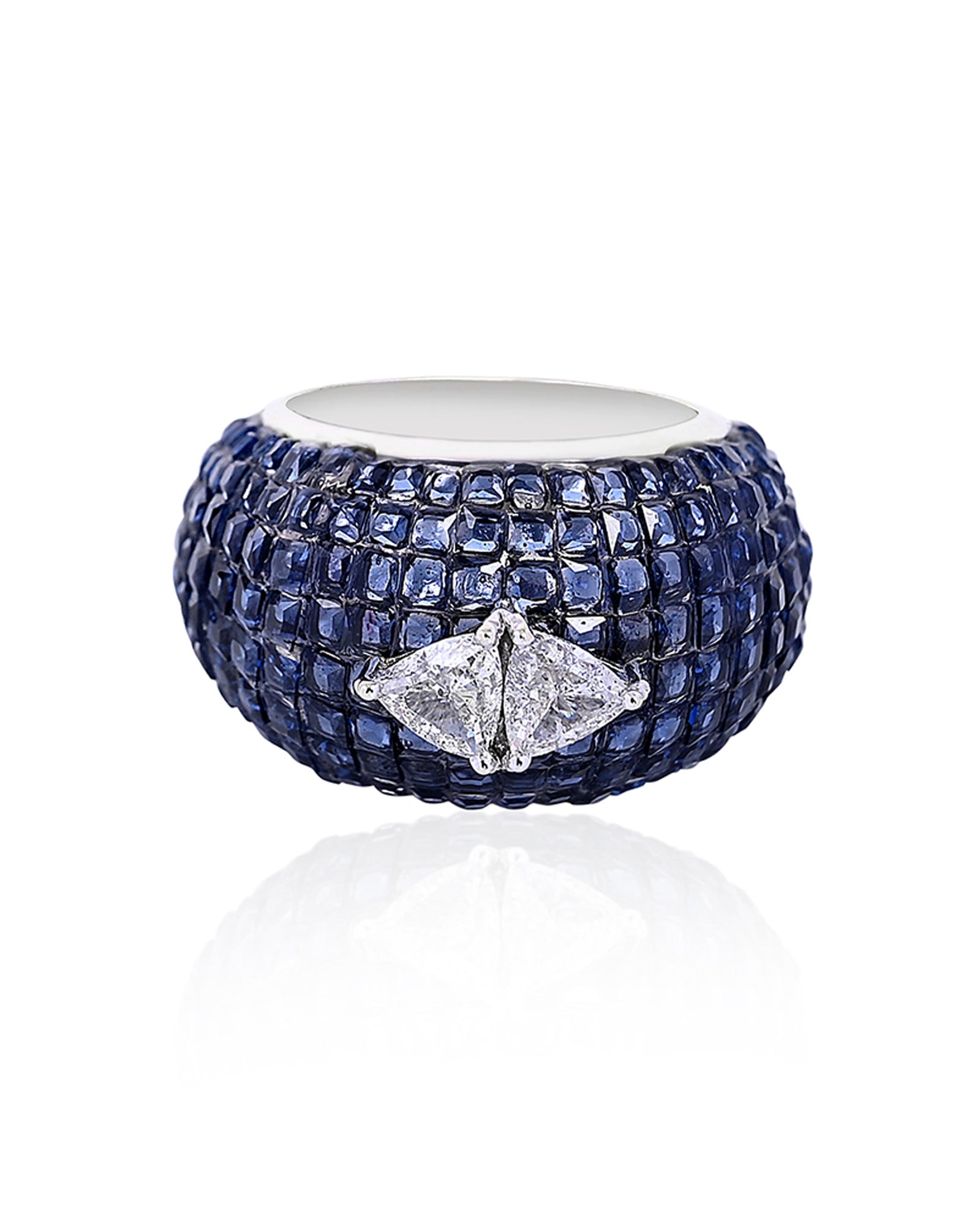 Trilliant Twosome Ring | AMARIS JEWELS | Fine Jewelry 