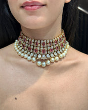 Udaipur Rose Choker | AMARIS JEWELS | Fine Jewelry