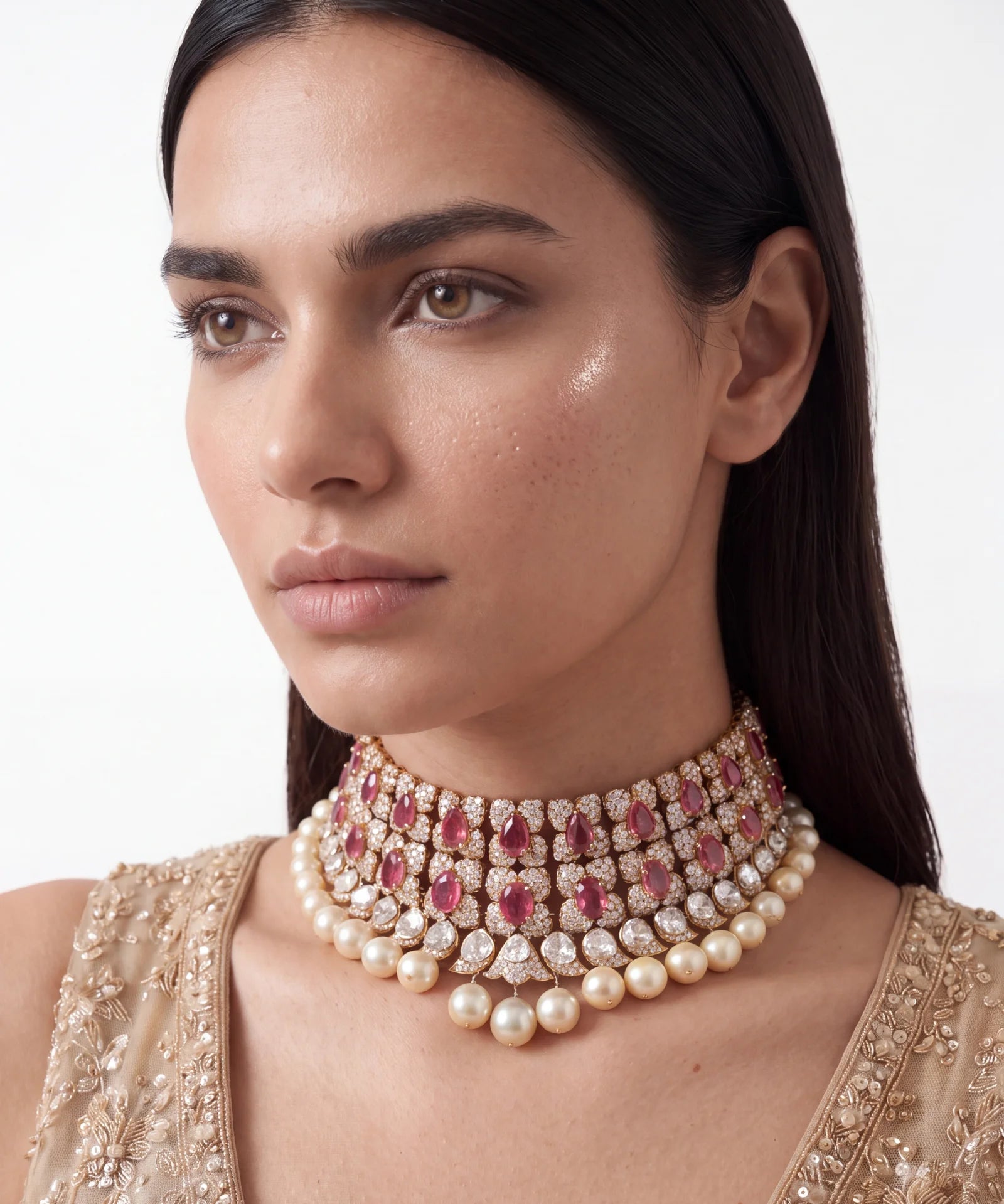 Udaipur Rose Choker | AMARIS JEWELS | Fine Jewelry