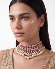 Udaipur Rose Choker | AMARIS JEWELS | Fine Jewelry