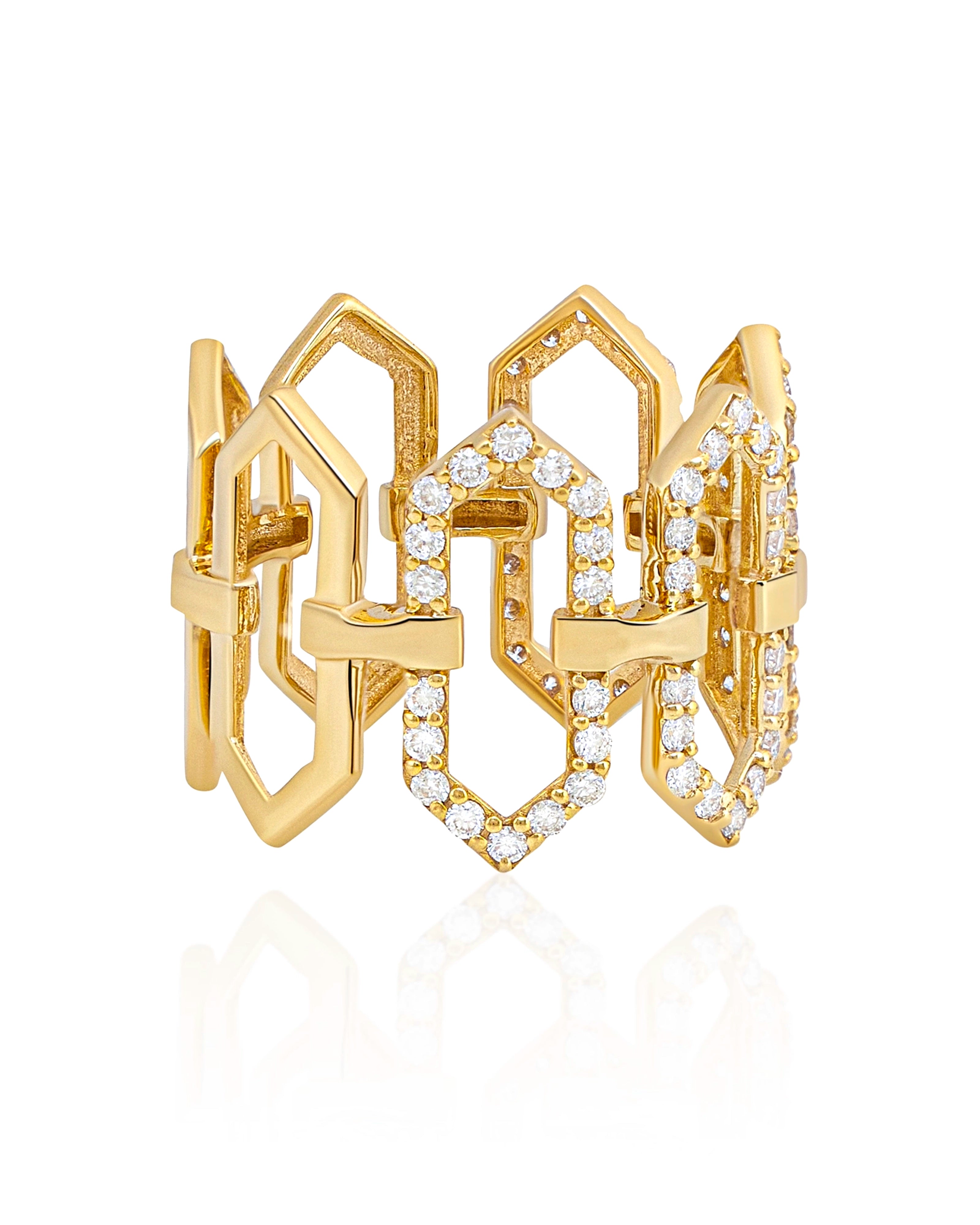 Pause Crown Ring