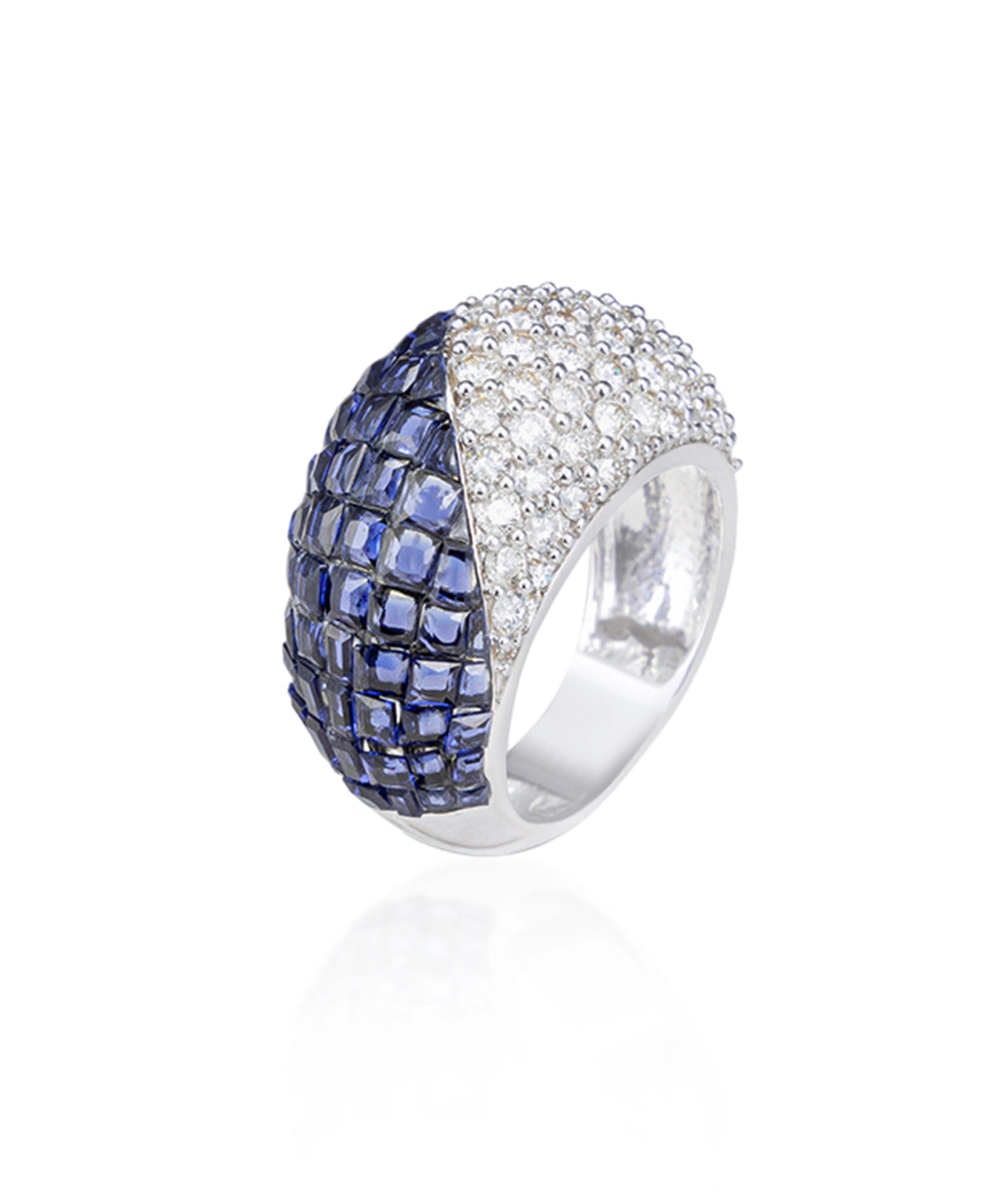 Yin and Yang Ring (blue) | AMARIS JEWELS | Fine Jewelry 