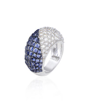 Yin and Yang Ring (blue) | AMARIS JEWELS | Fine Jewelry 